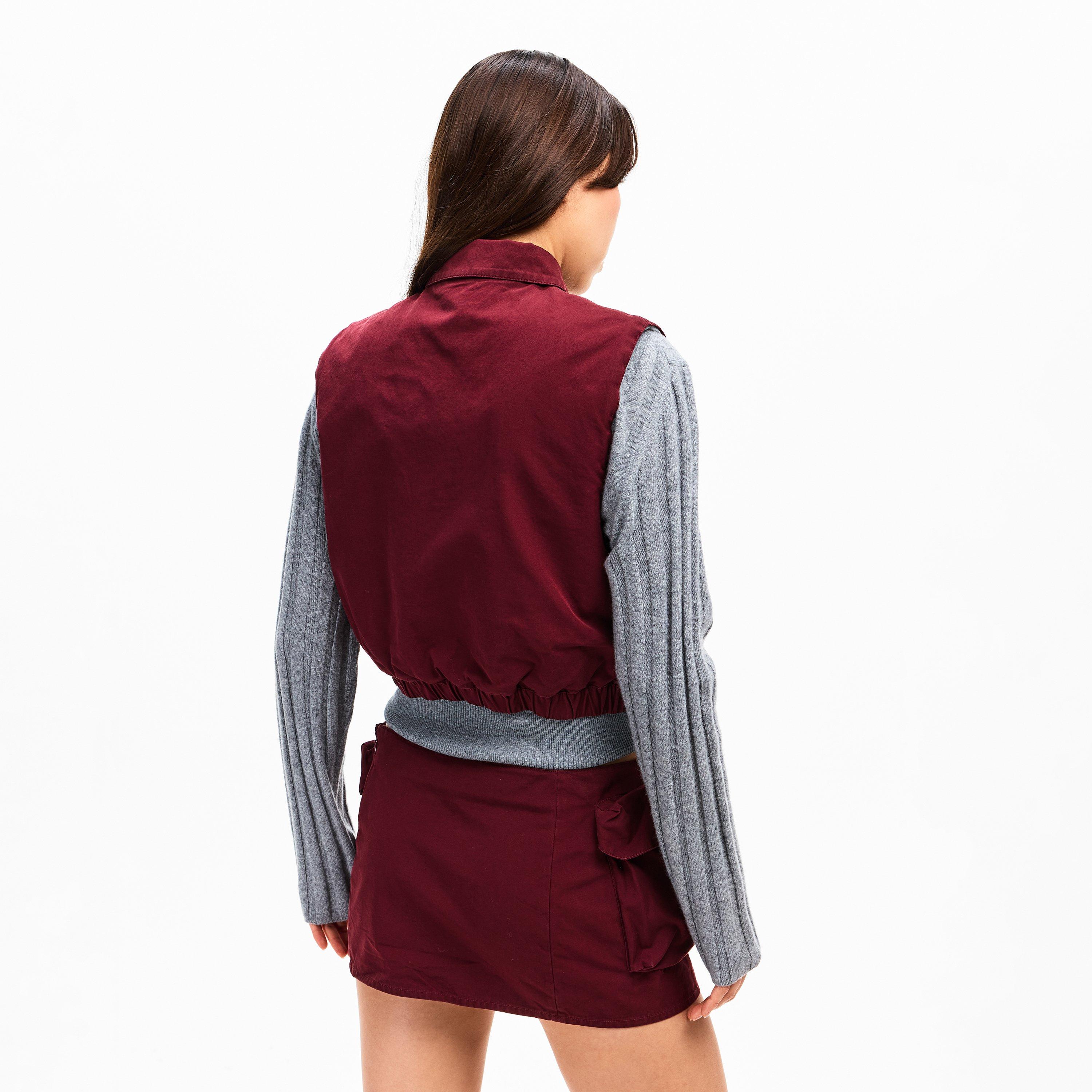 Amaranto - Miu Miu - Washed Poplin Vest - 4