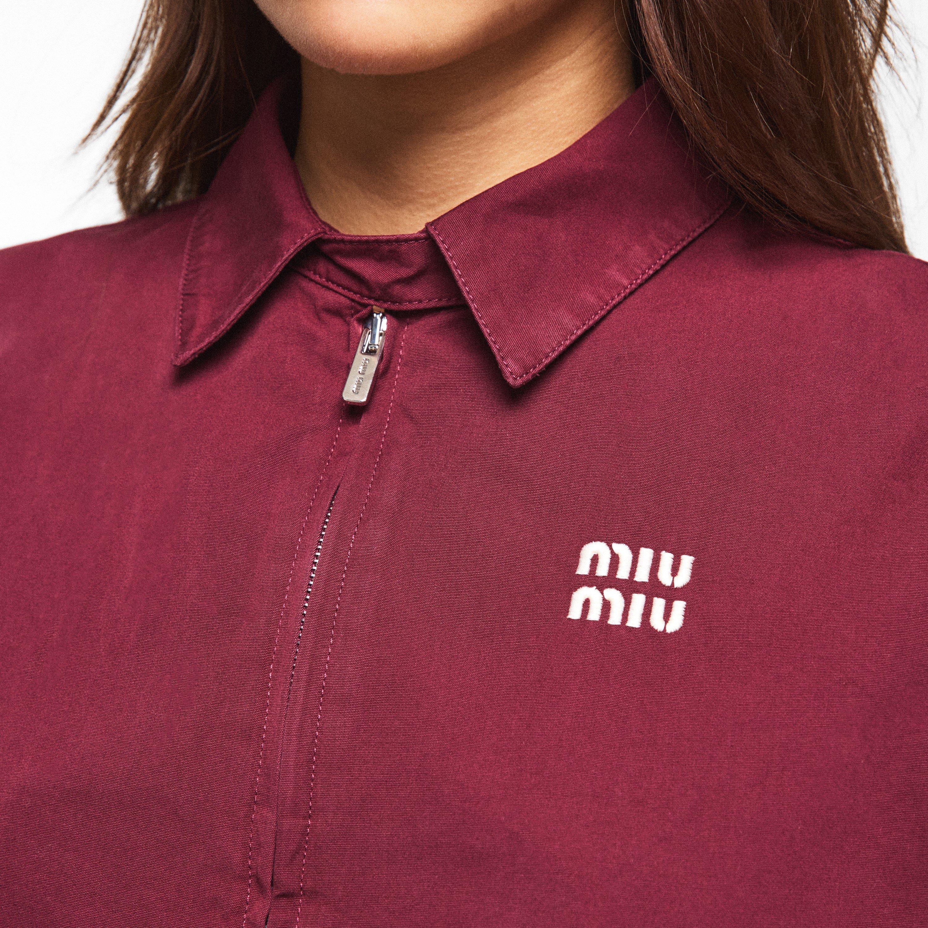 Amaranto - Miu Miu - Washed Poplin Vest - 5