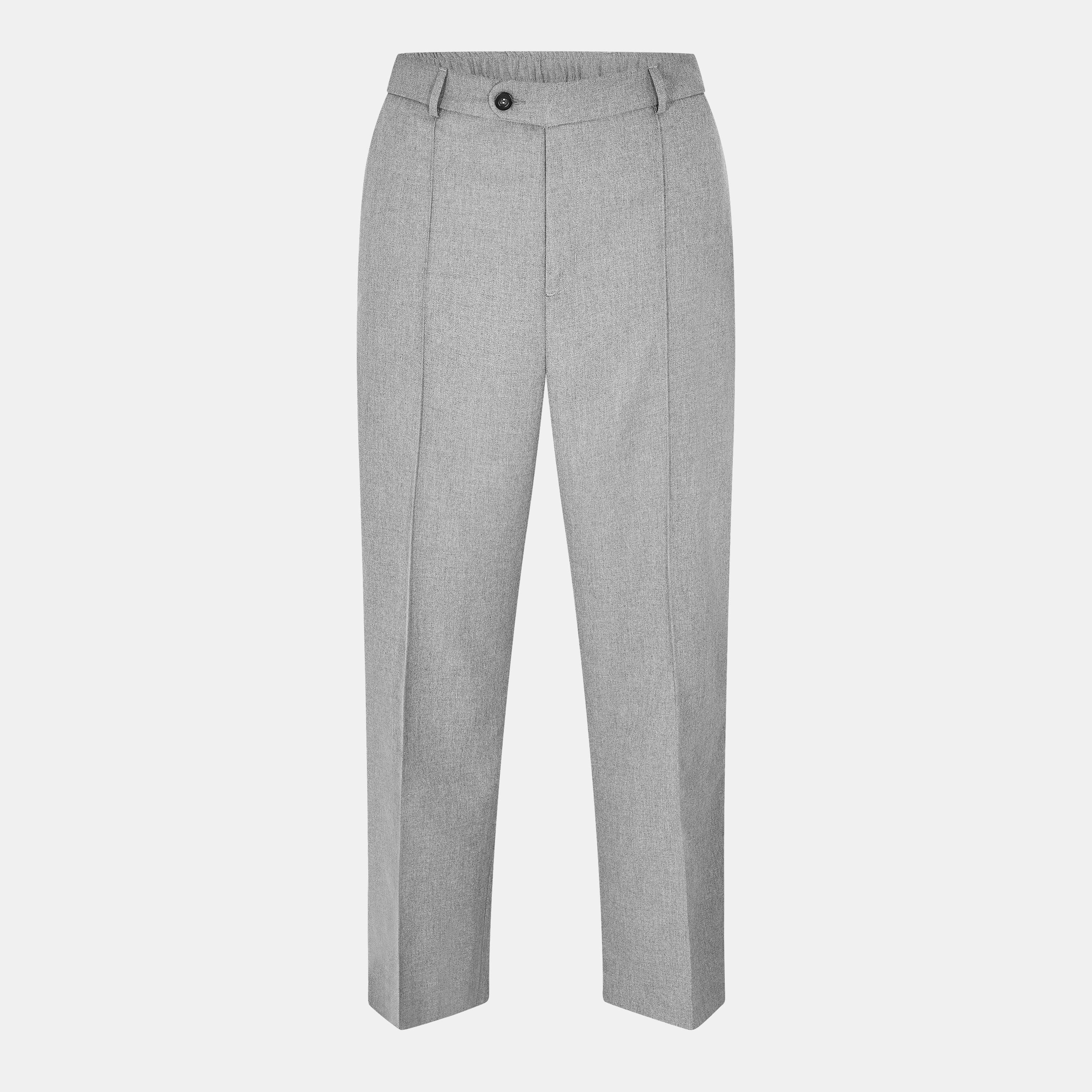 Men's Everyday Wide Leg Pleated Trousers