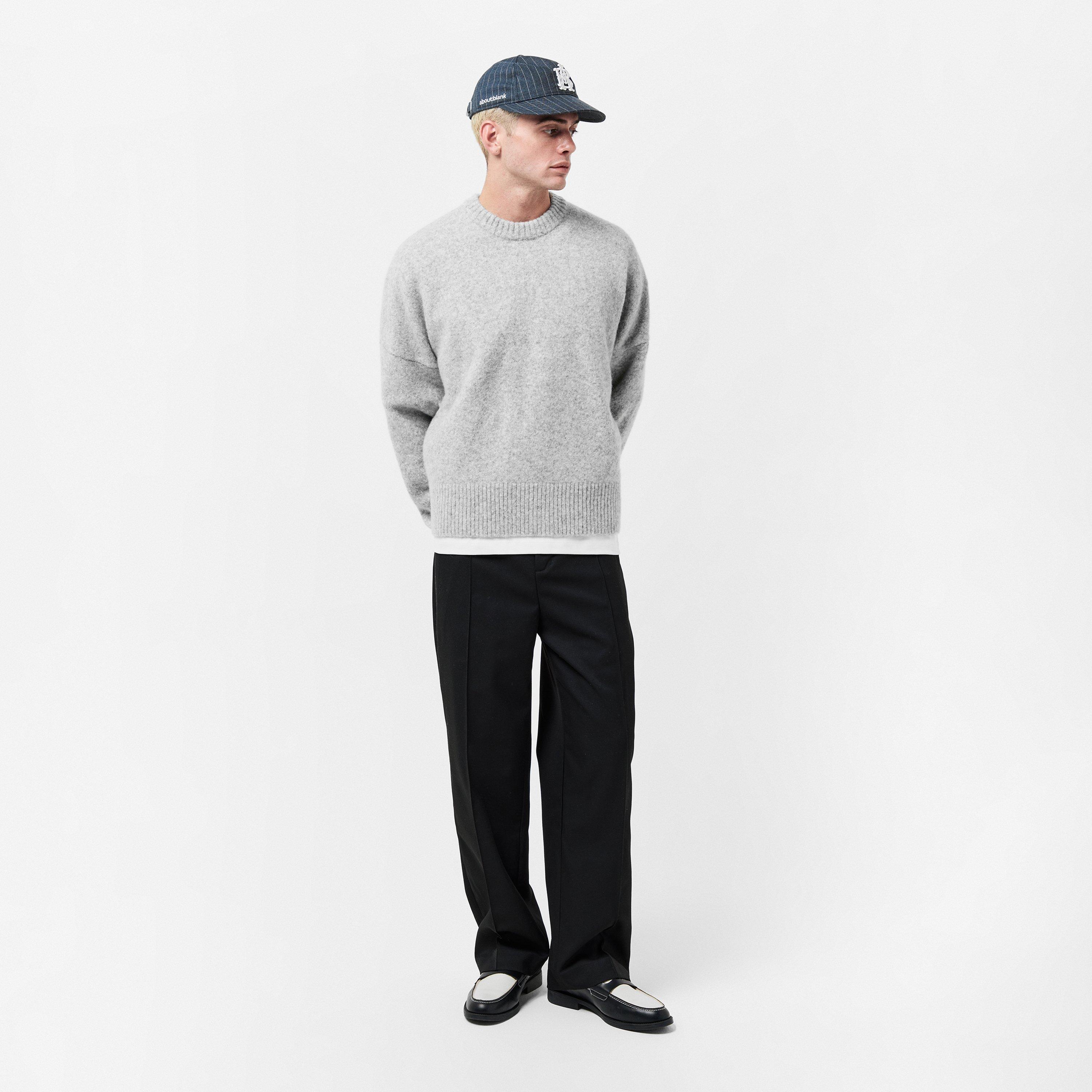 Black - about:blank - Men's Everyday Wide Leg Pleated Trousers - 6