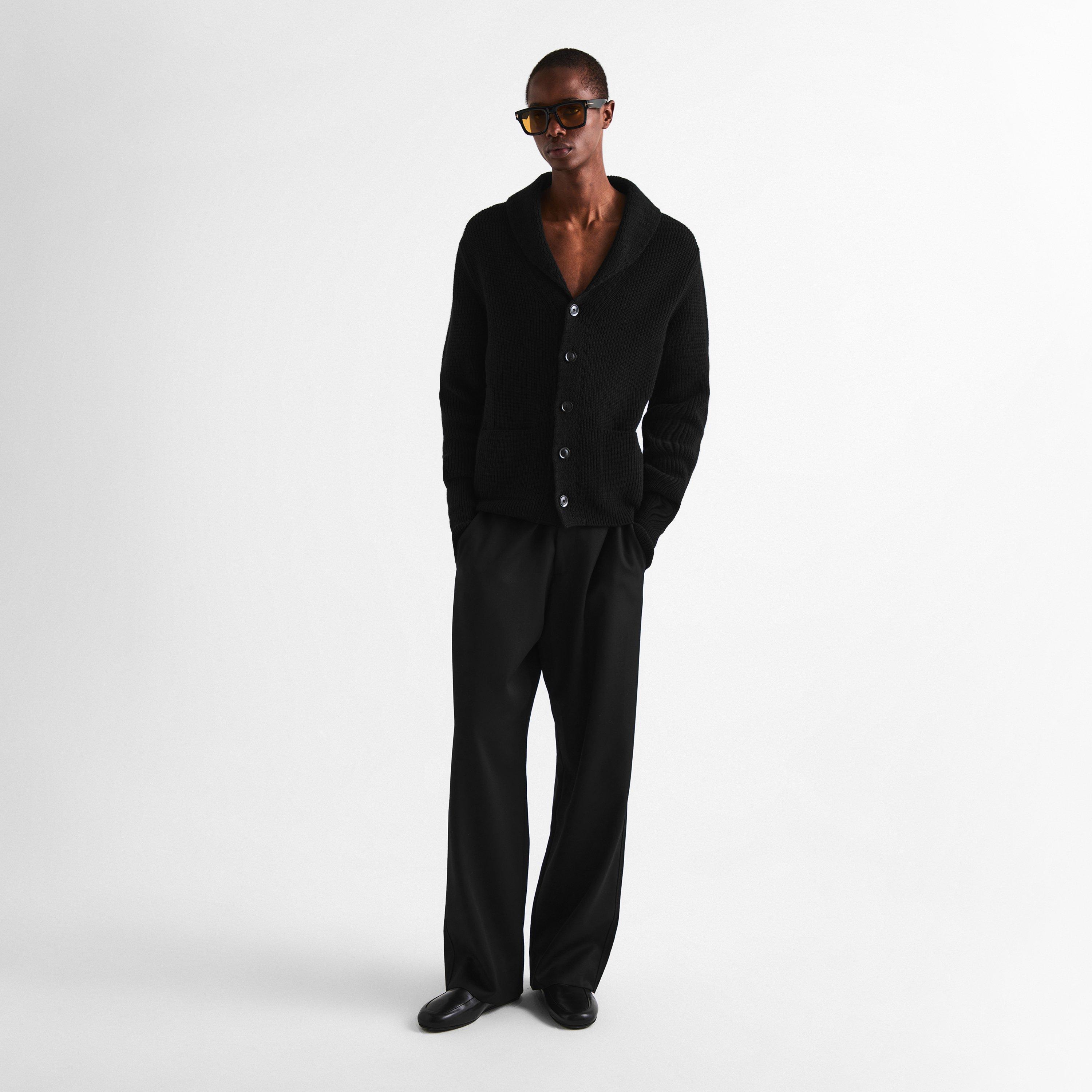 Black - Tom Ford - Cashmere Cardigan - 5