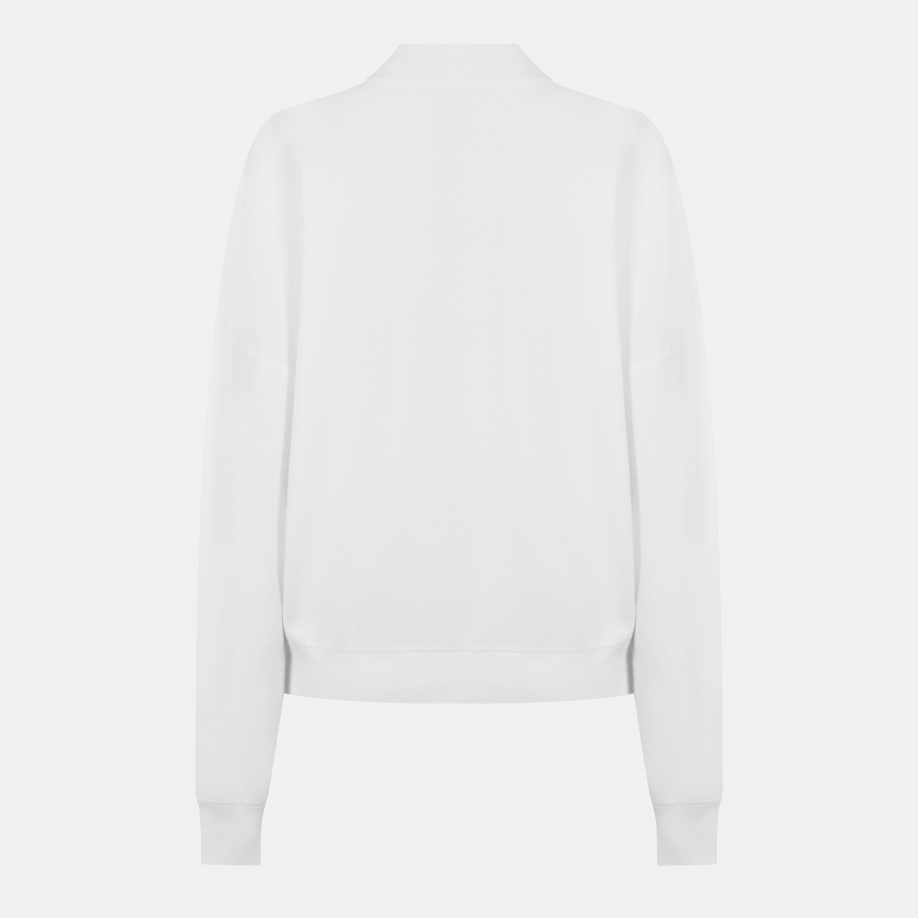 Vintage bijela - Jack Wills - Women's 1/4 Zip Knitted Top - 2