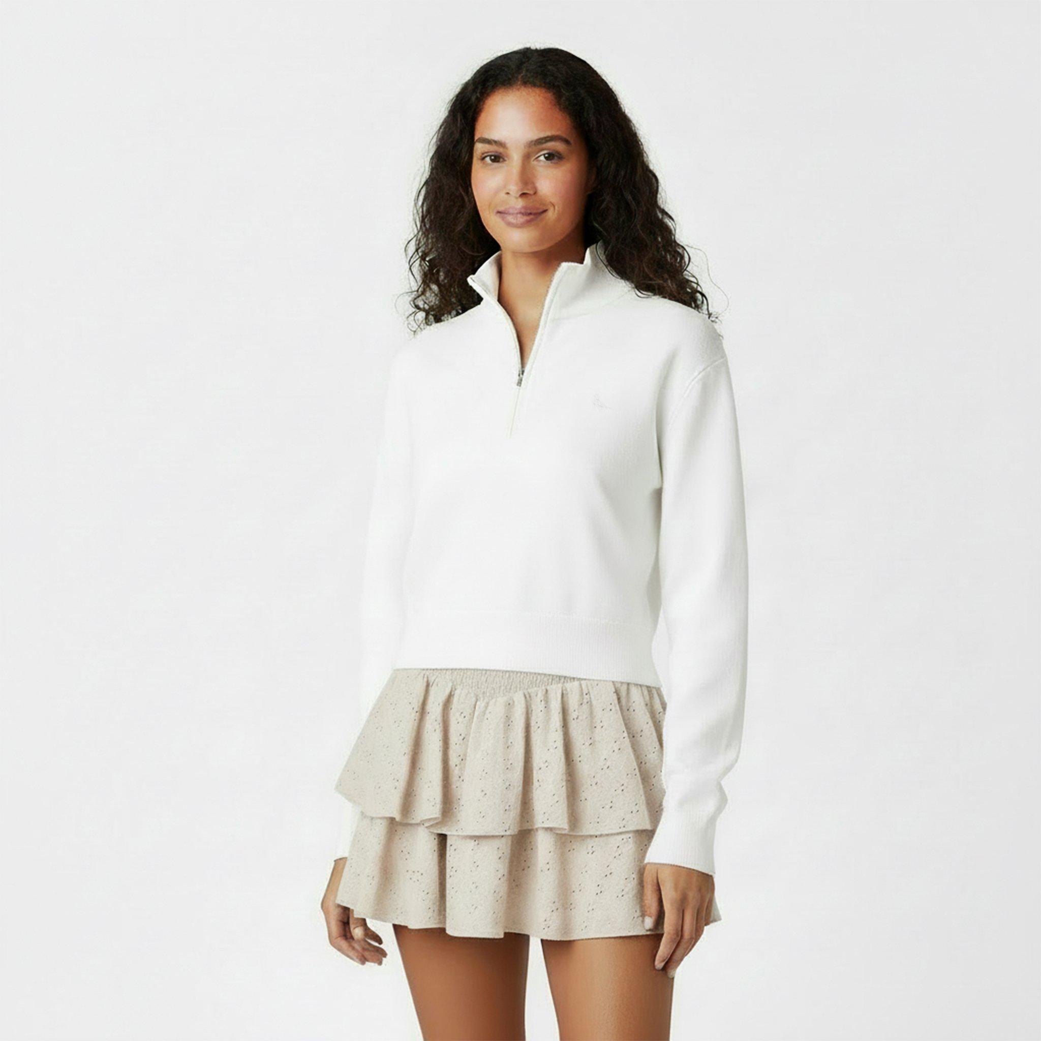 Jack Wills Women's 1/4 Zip Knitted Top | Sports Direct