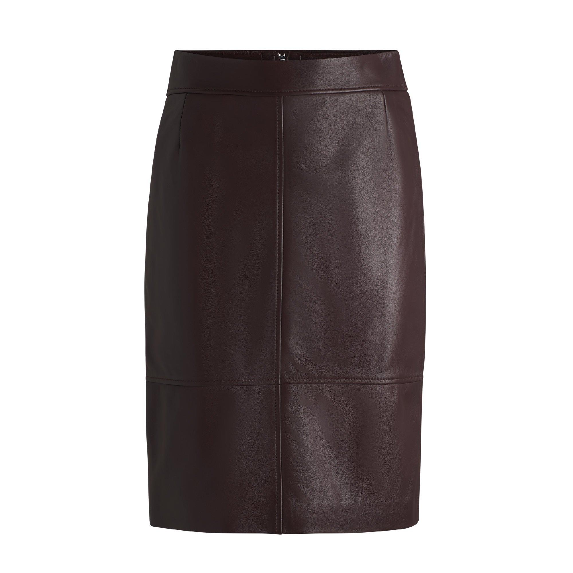 Boss Women's Selrita5 Pencil Skirt - Open Red - Size 6 (XS)