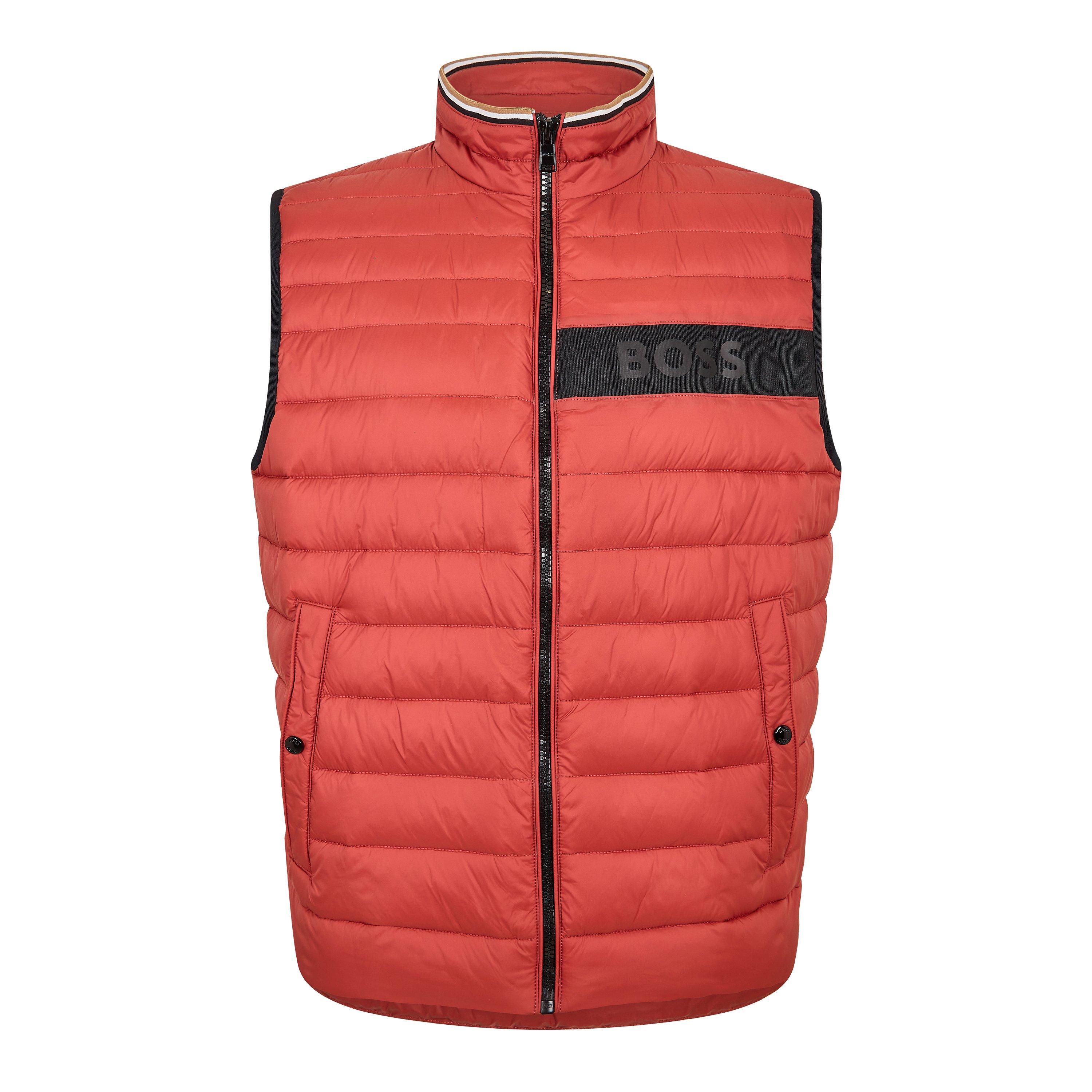 Boss Men's Darolan Sleeveless Gilet - Open Brown - Size 36 (46)