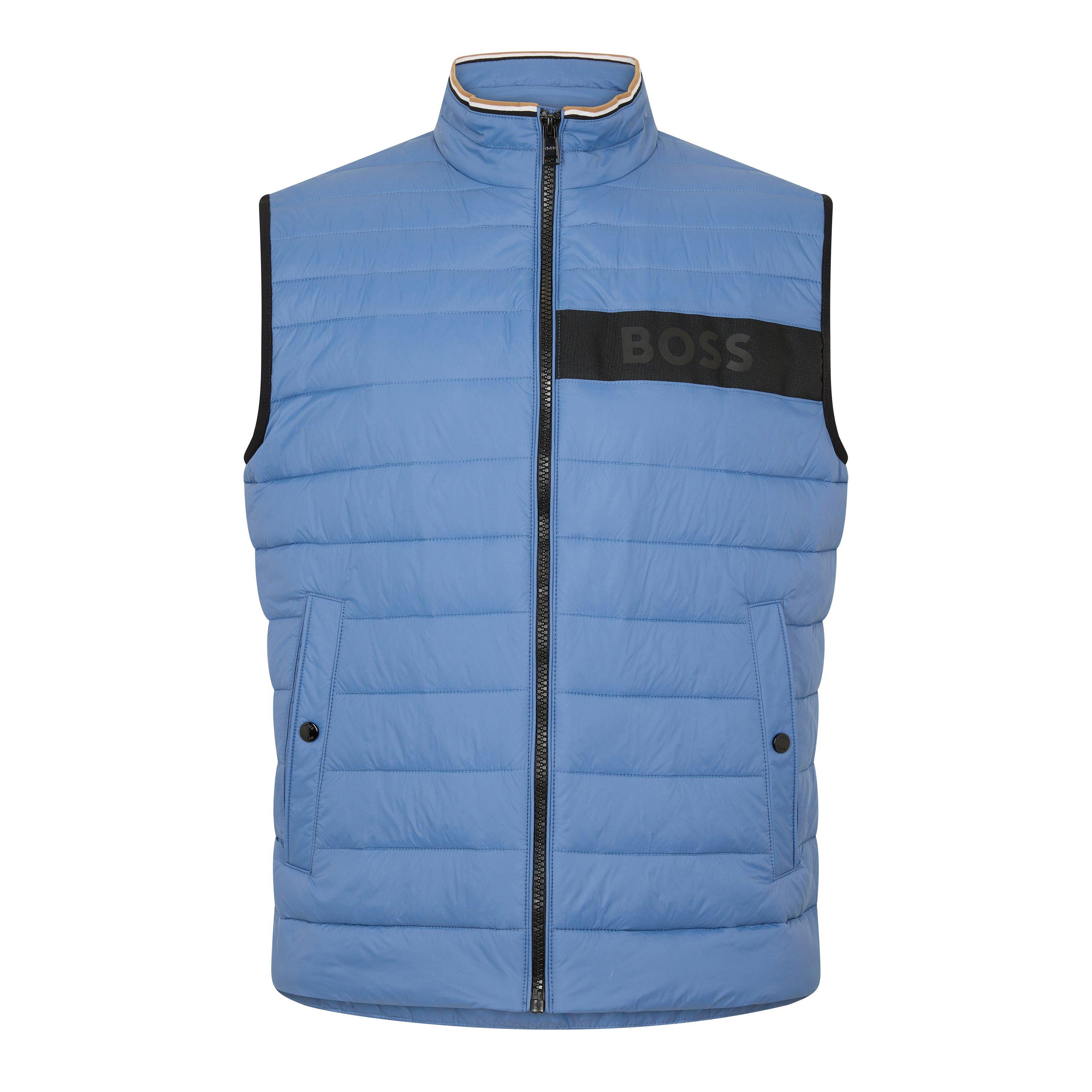 Boss Men's Darolan Sleeveless Gilet - Open Blue - Size 36 (46)