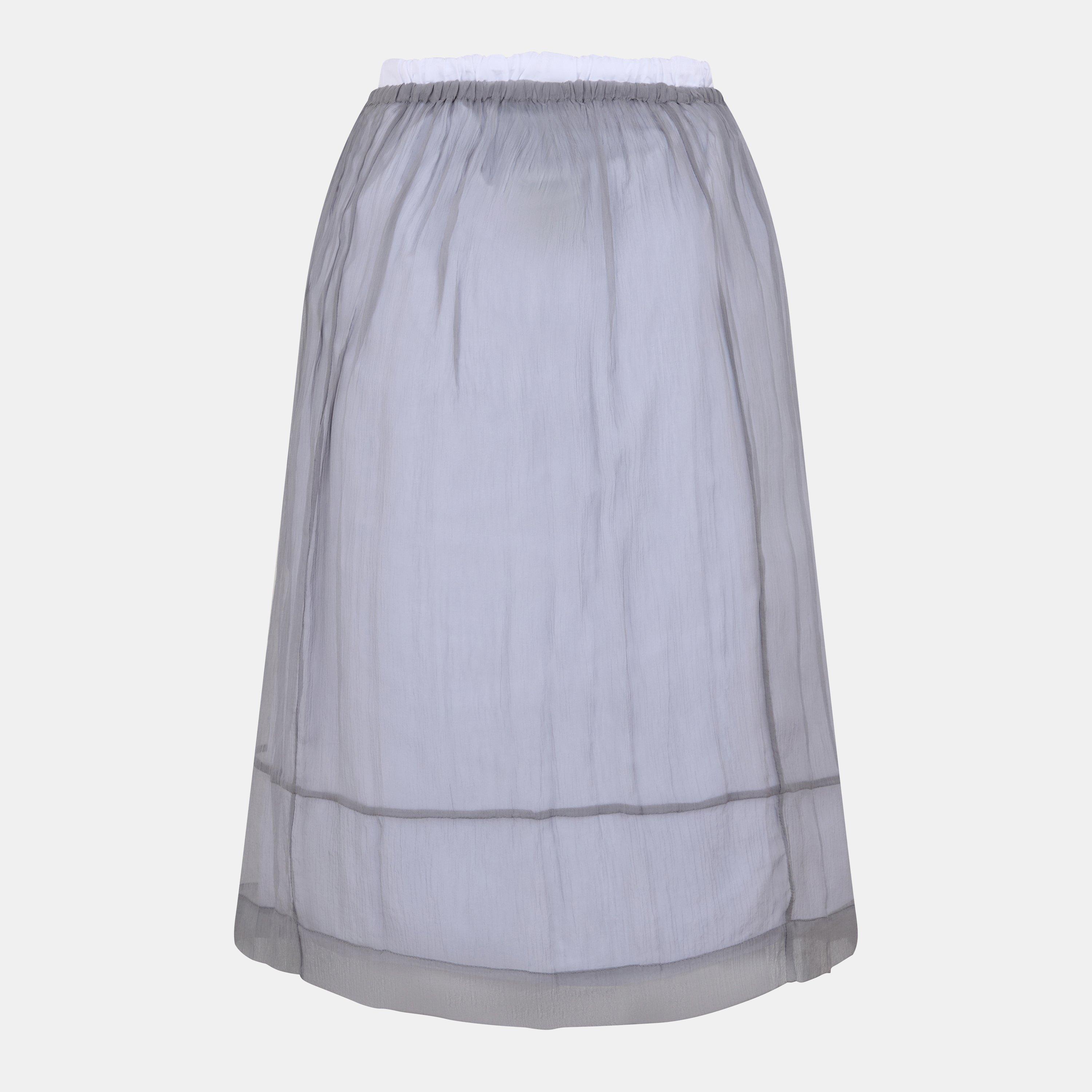 Aluminium - Prada - Prada Emroiderd Skrt Ld62 - 2