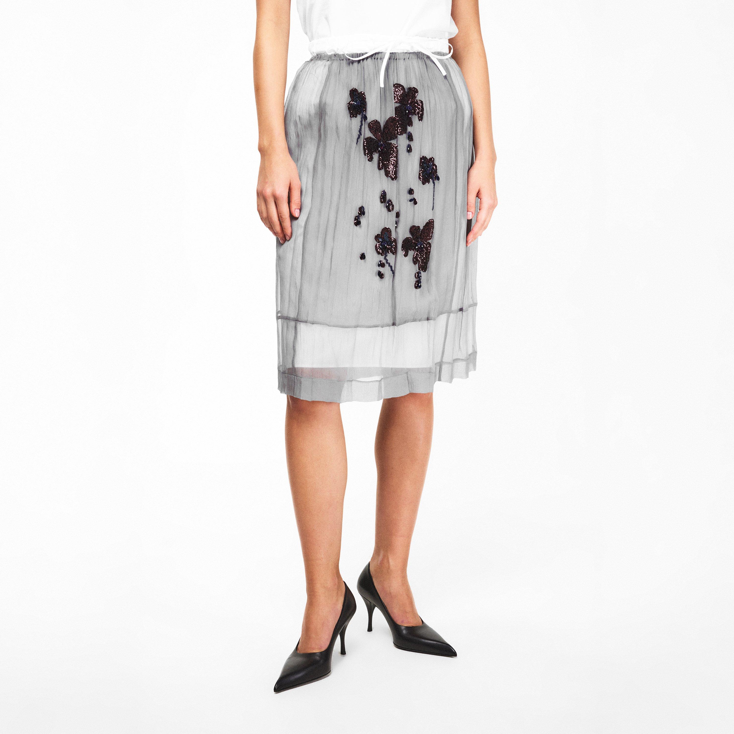 Aluminium - Prada - Prada Emroiderd Skrt Ld62 - 3