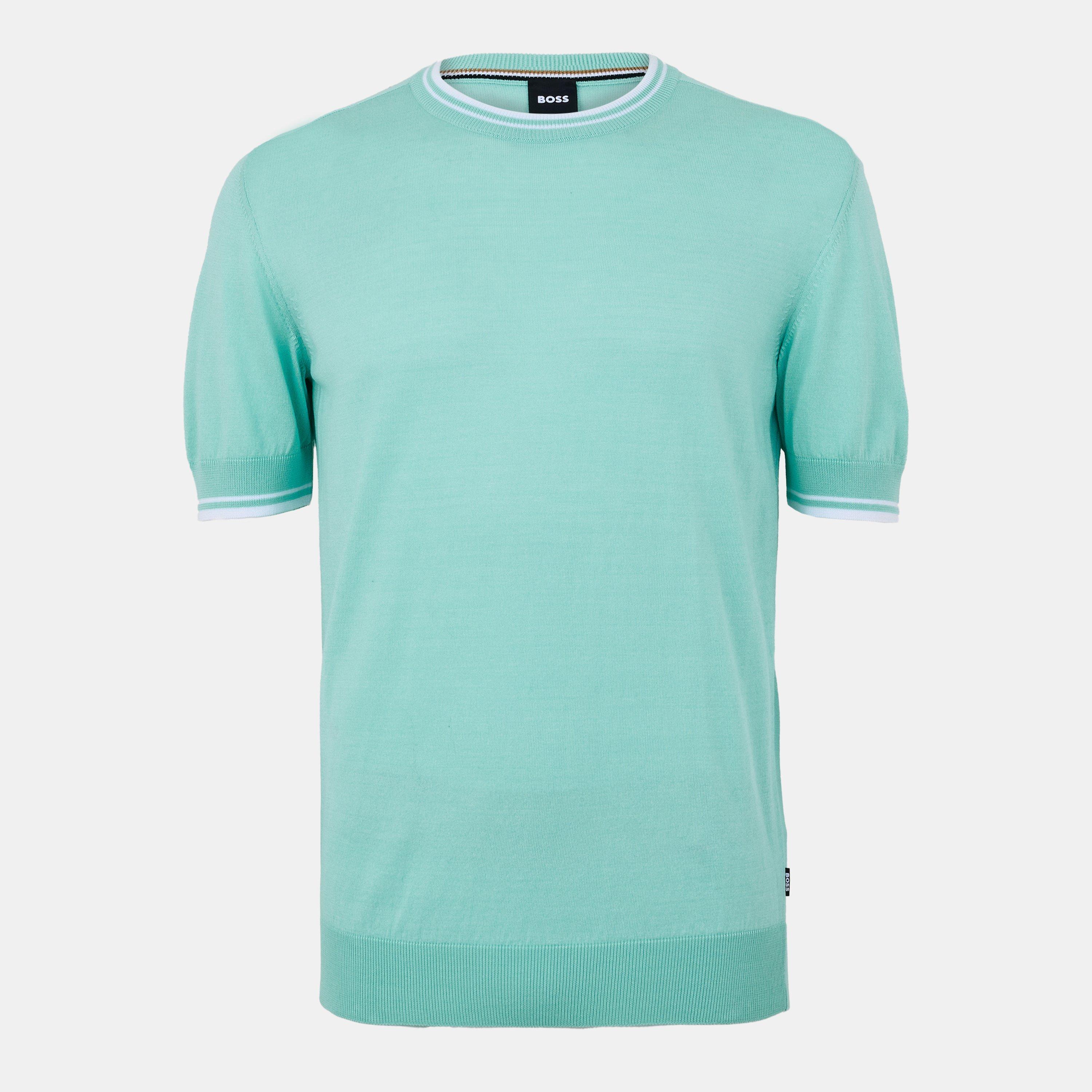 Boss Men's Talian Knitted Top - Pastel Green - Size 2XL