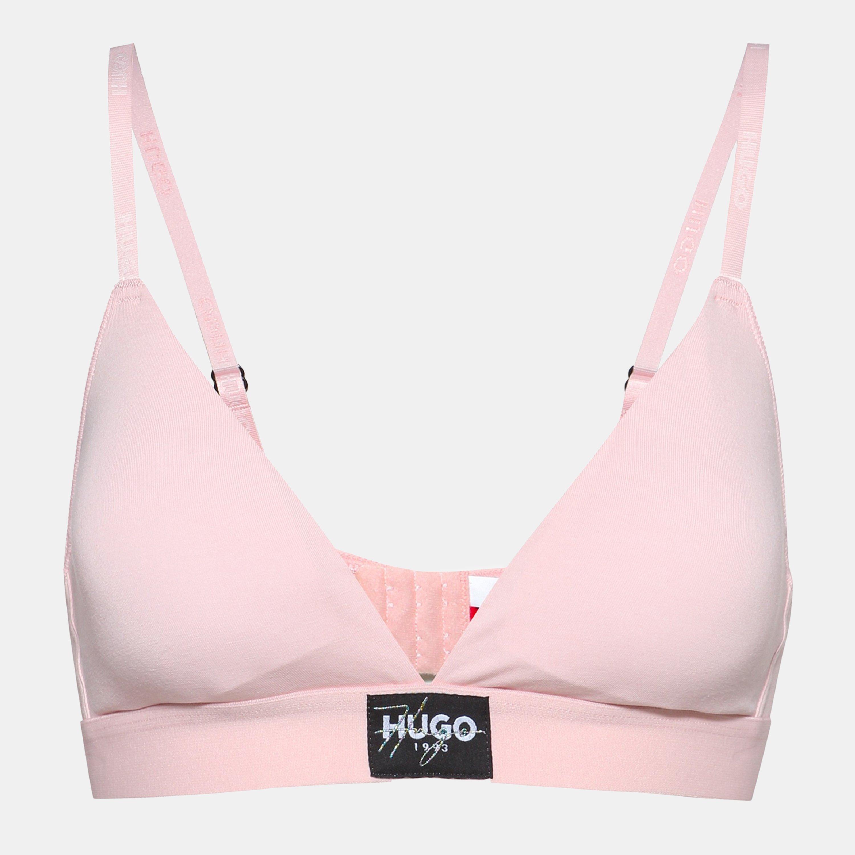Pastel Pink - Hugo - Women's Tri Fold Jersey Bralette - 1