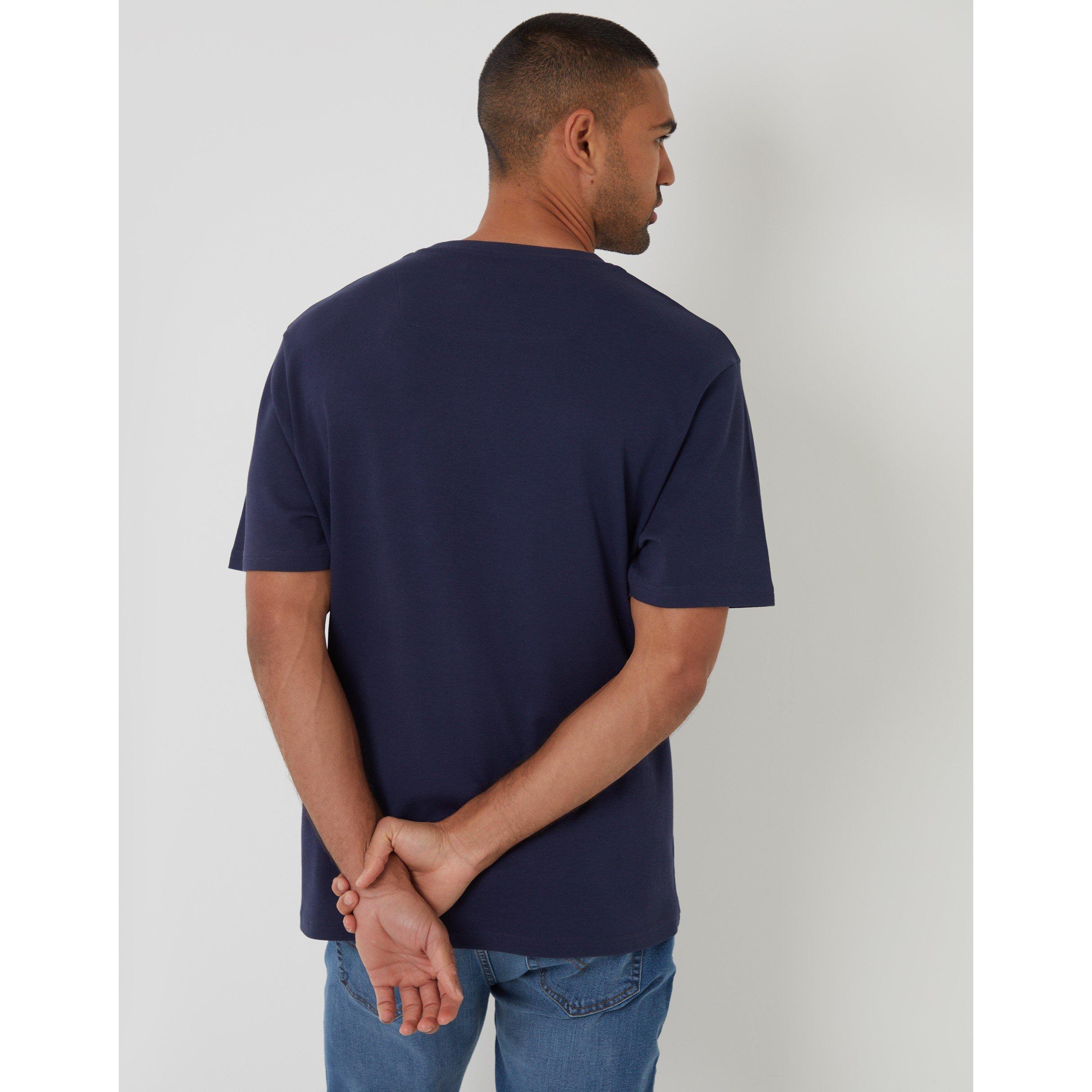 Navy - Threadbare - Men's Hyde Knitted T-Shirt - 3