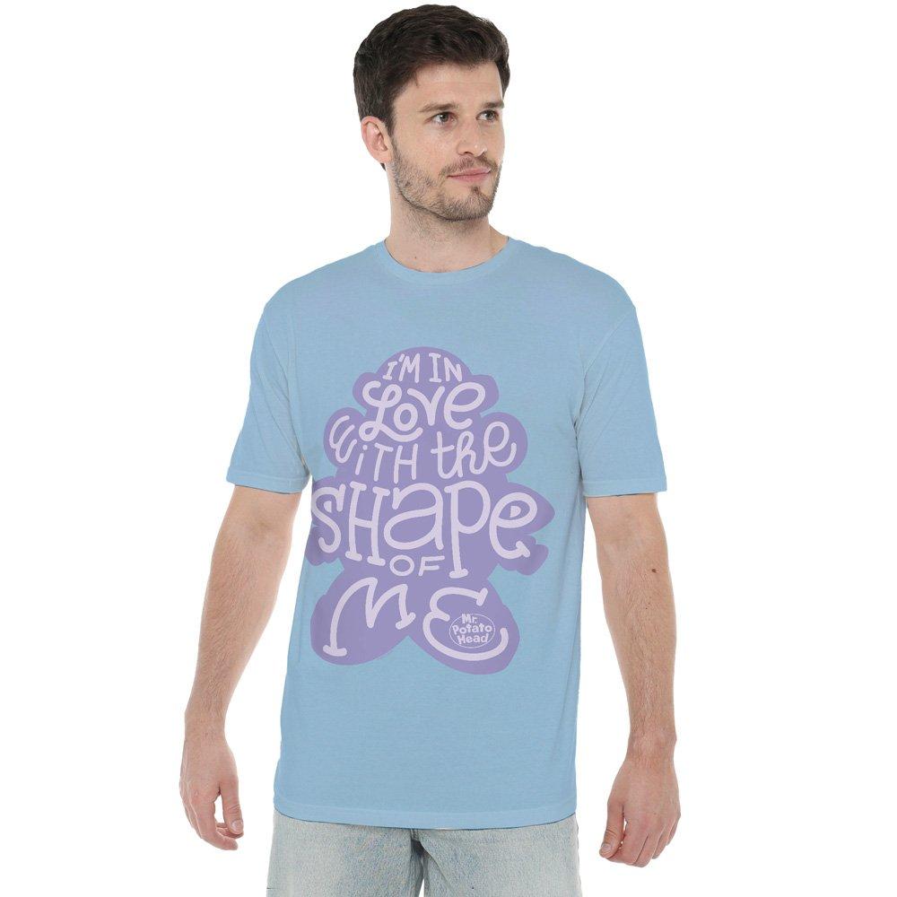 Light Blue - Hasbro - Mr Potato Head Shape Of Me Adults T-Shirt Light B - 1