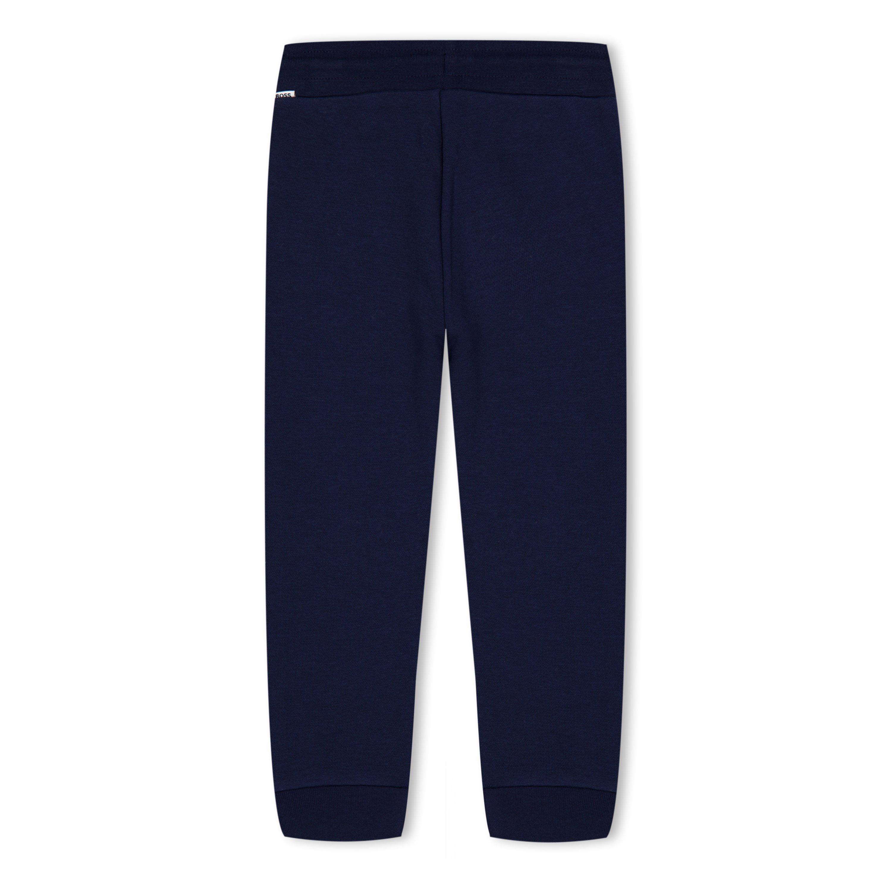 Navy 849 - Boss - Kids' Block Jog Jersey Cuffed Joggers - 2
