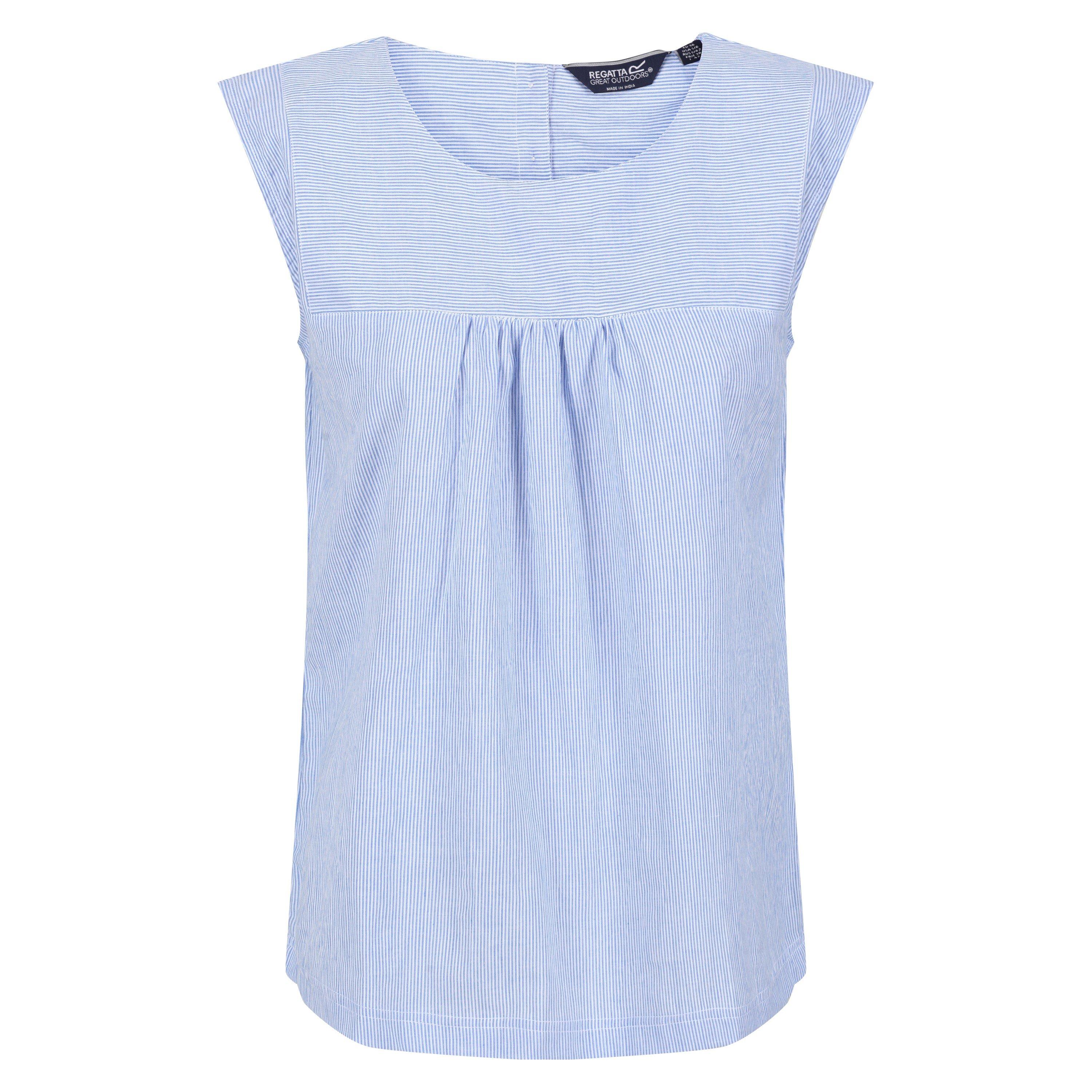 Regatta Women's Bridgidine Sleeveless Shirt - Sonicbluestr - 10 (S)