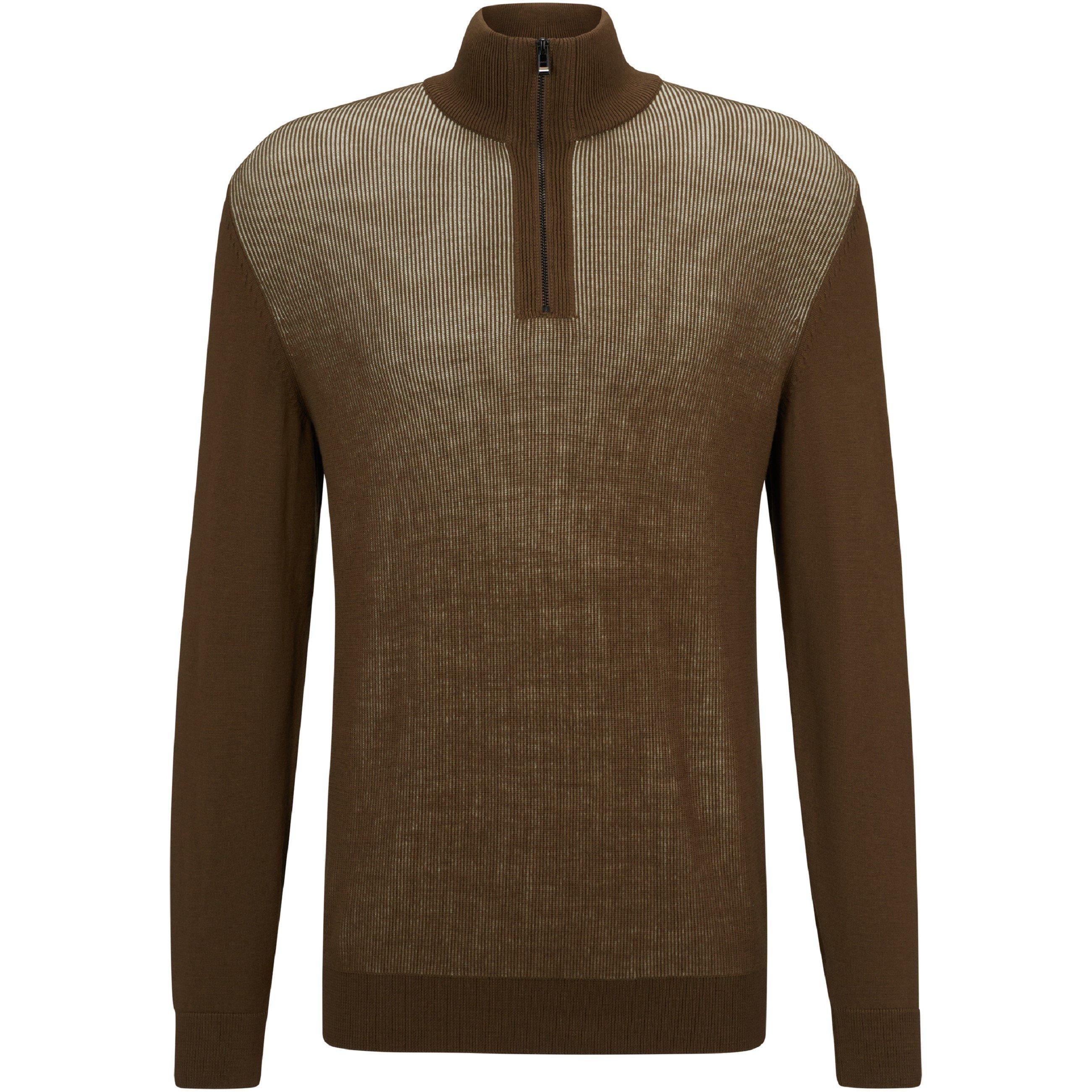Open Green - Boss - Men's Ofilato Turtle Neck Jumper
