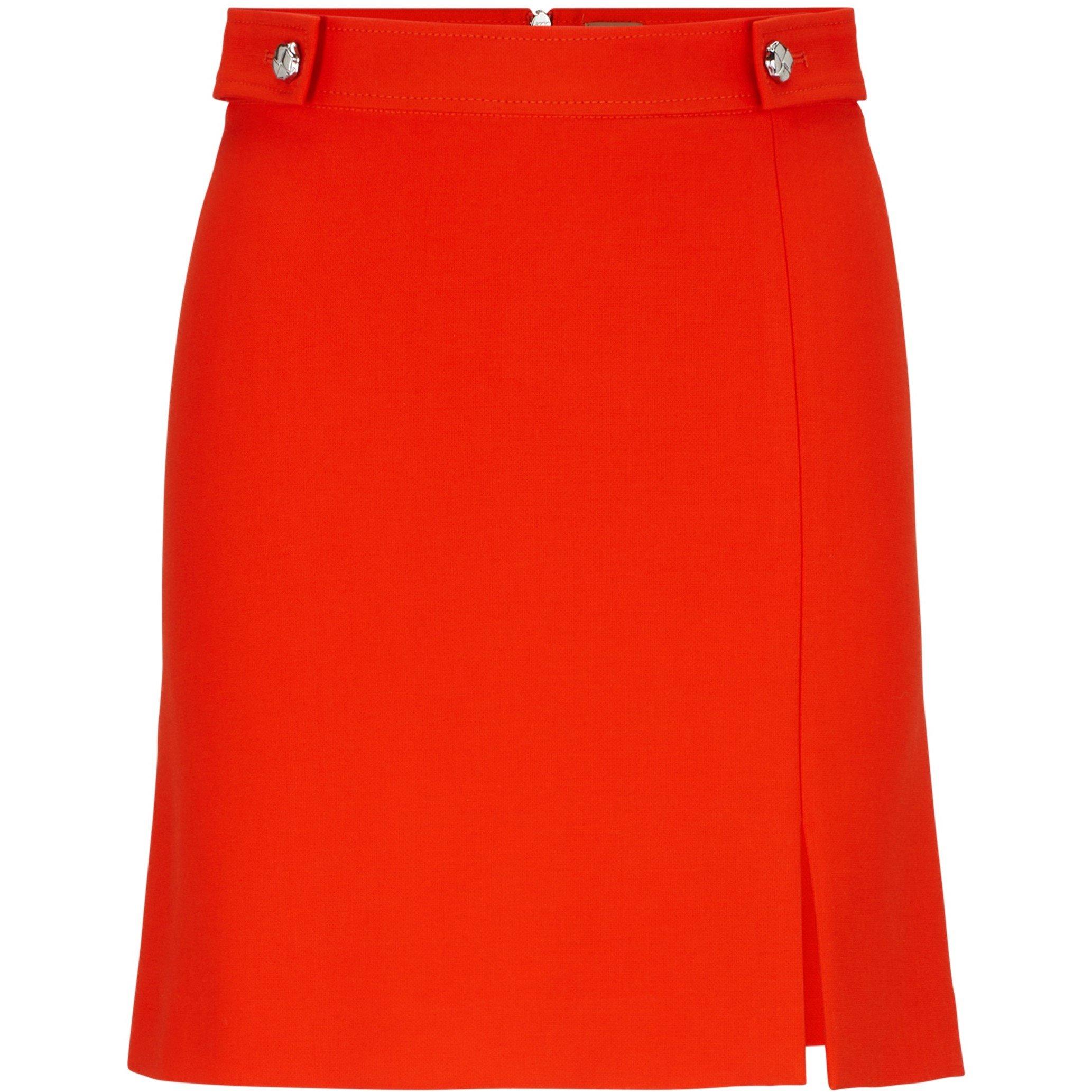 Boss Women's Vestena Midi Skirt - Bright Orange - 16 (XXL)