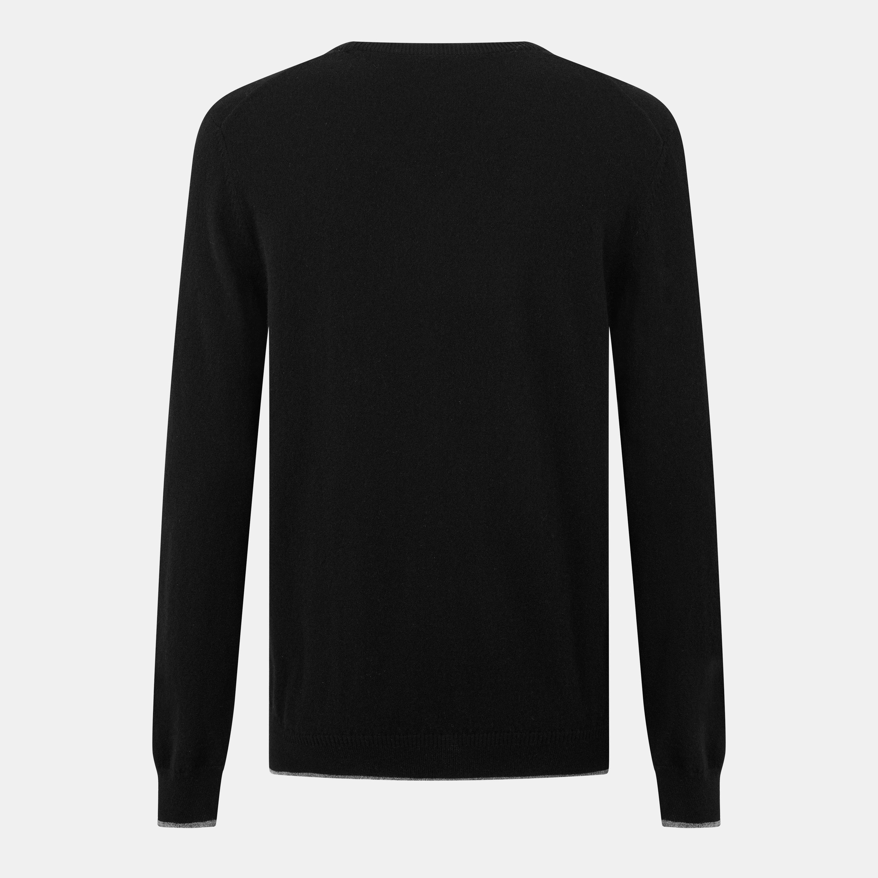 Black - Boss - Men's T-Ettore Knitwear Jumper - 2