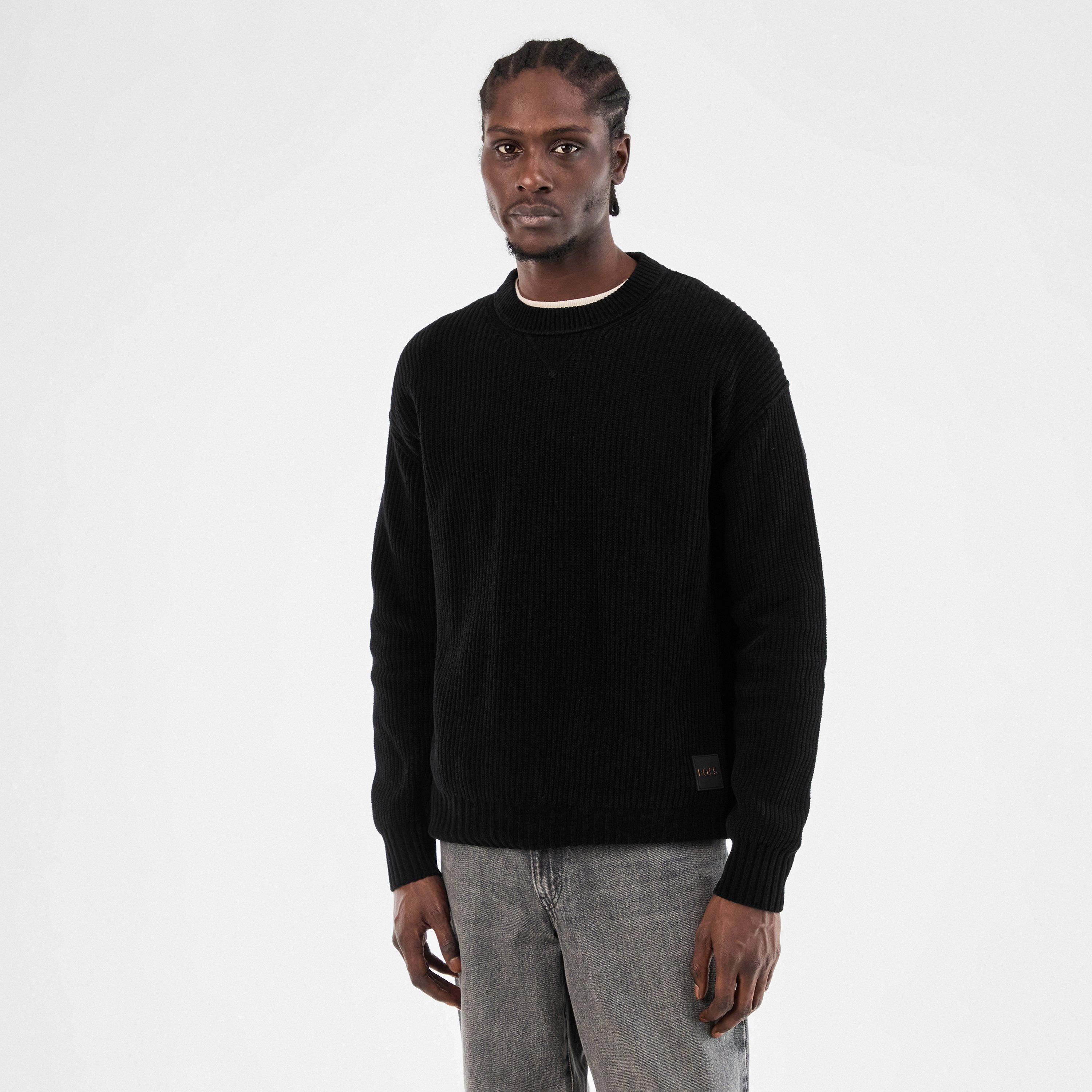 Black - Boss - Men's Kinillo Knitwear Jumper - 3