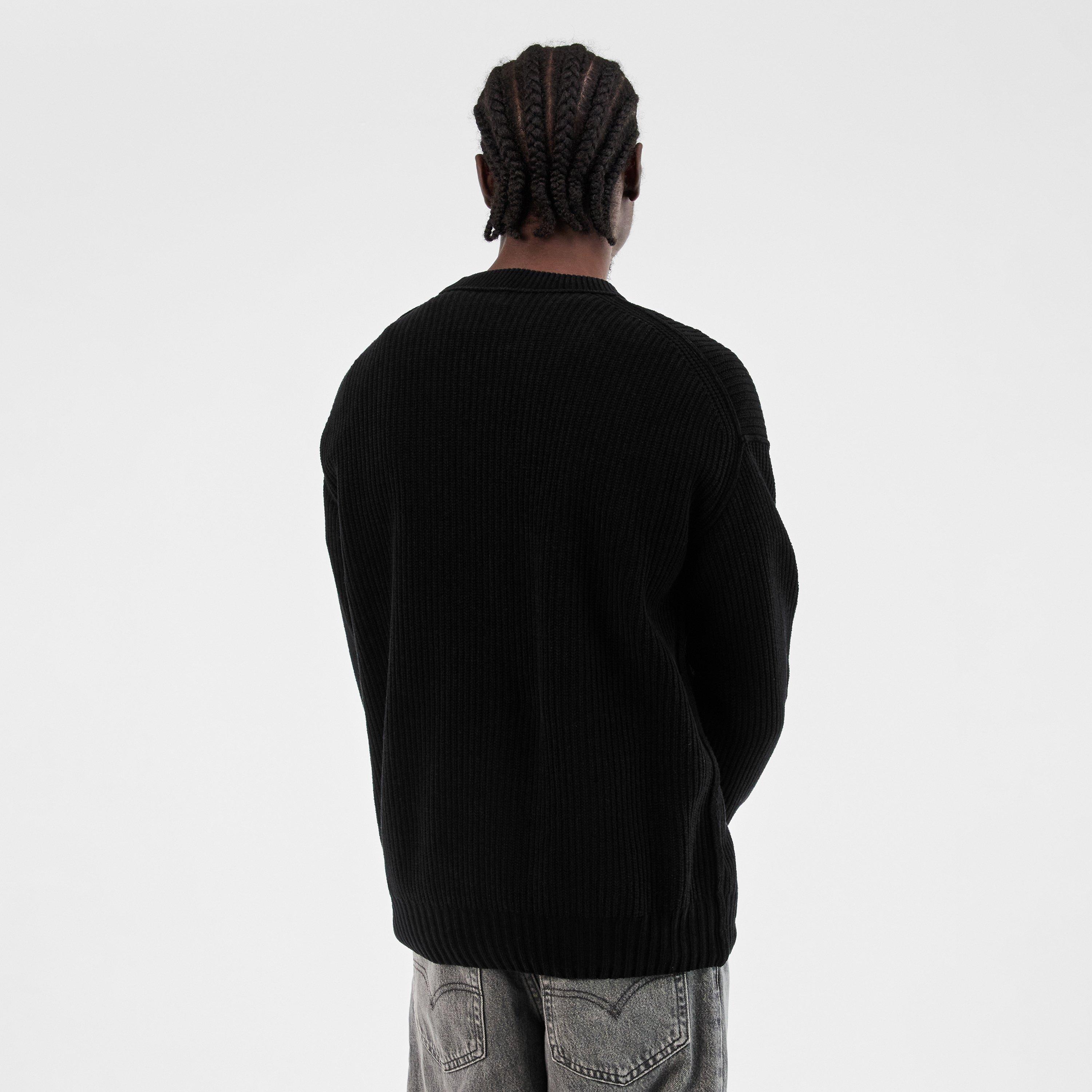 Black - Boss - Men's Kinillo Knitwear Jumper - 4