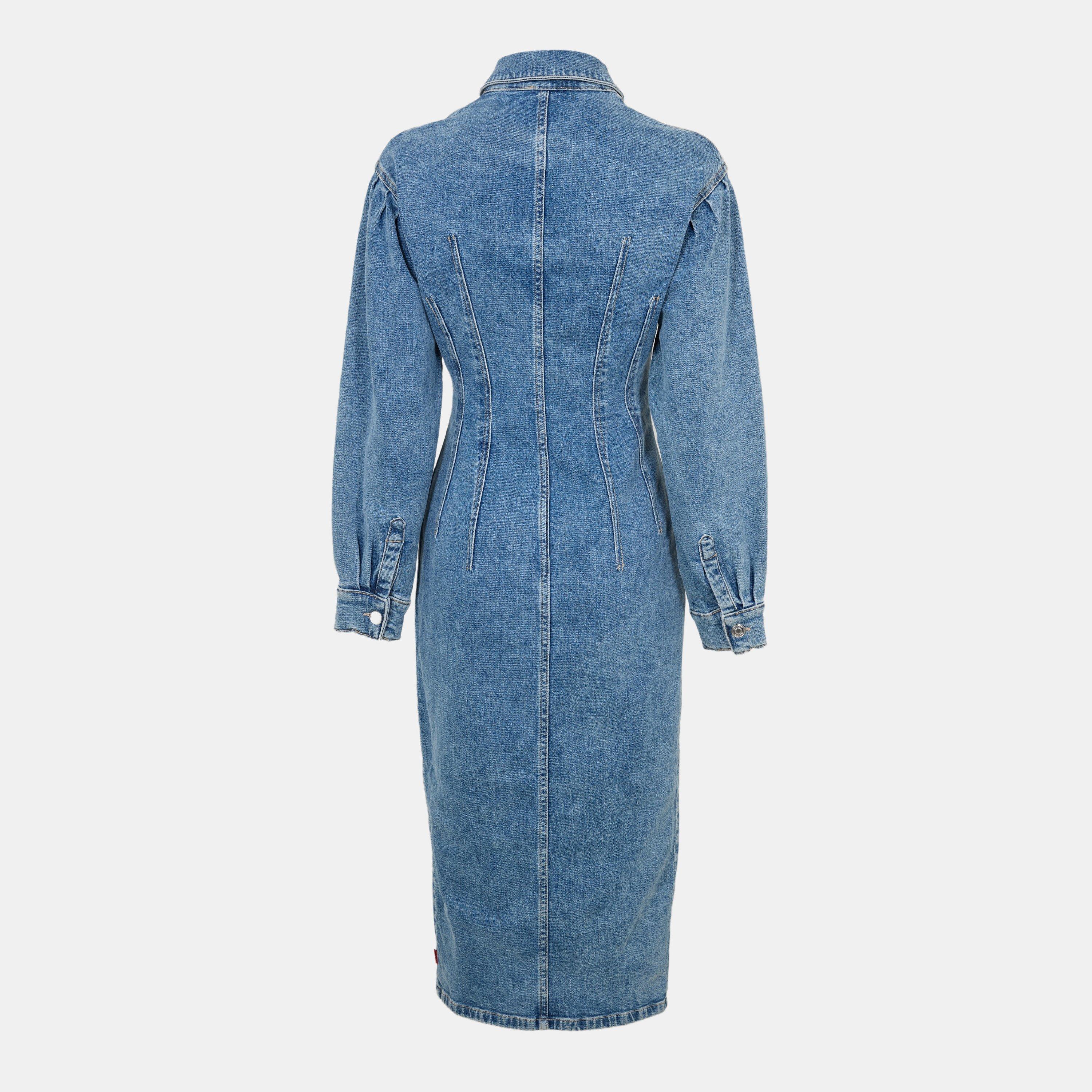 Bright Blue - Hugo - Women's Gesina Denim Skirt - 2