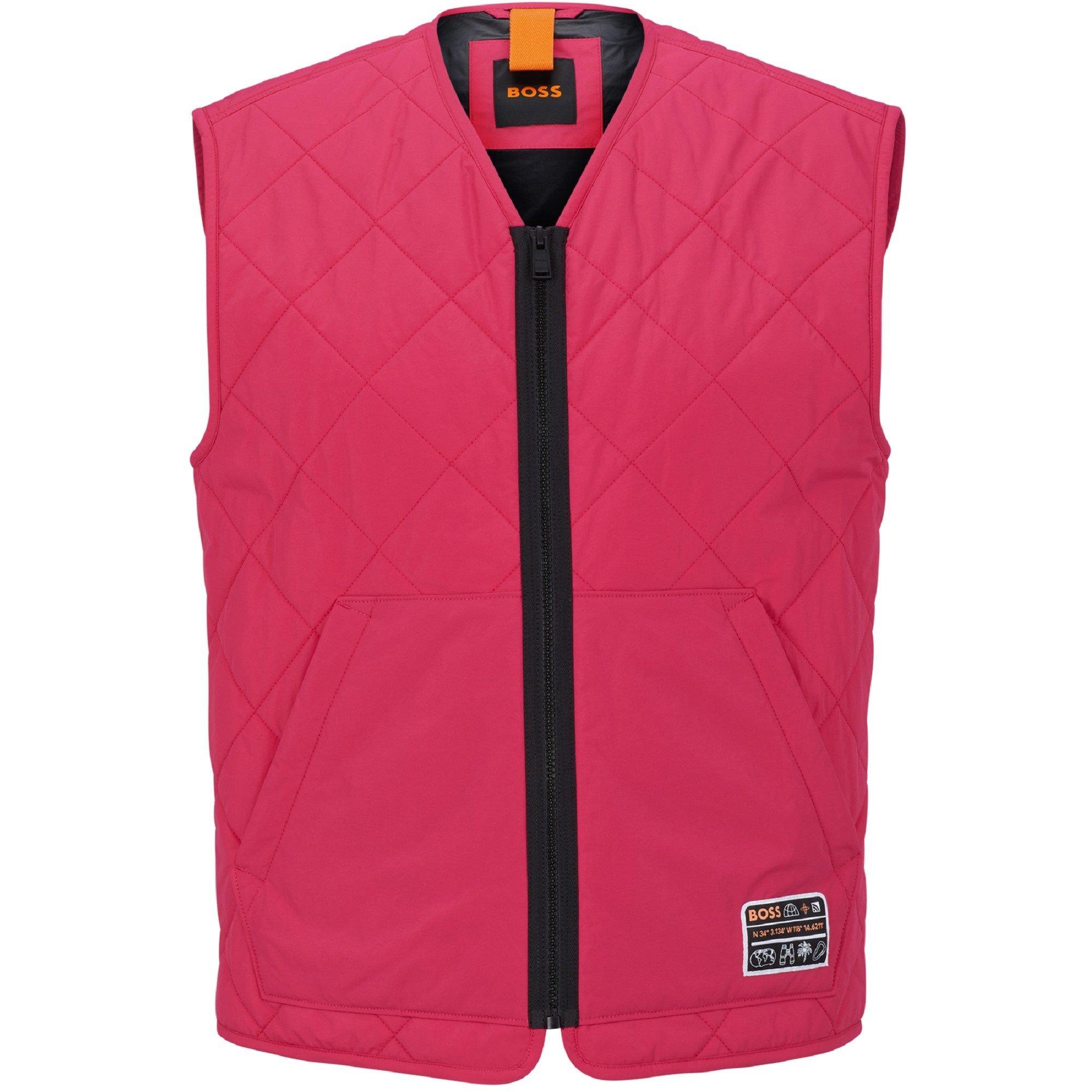 Boss Men's Okella Sleeveless Gilet - Medium Pink - Size 46 (56)