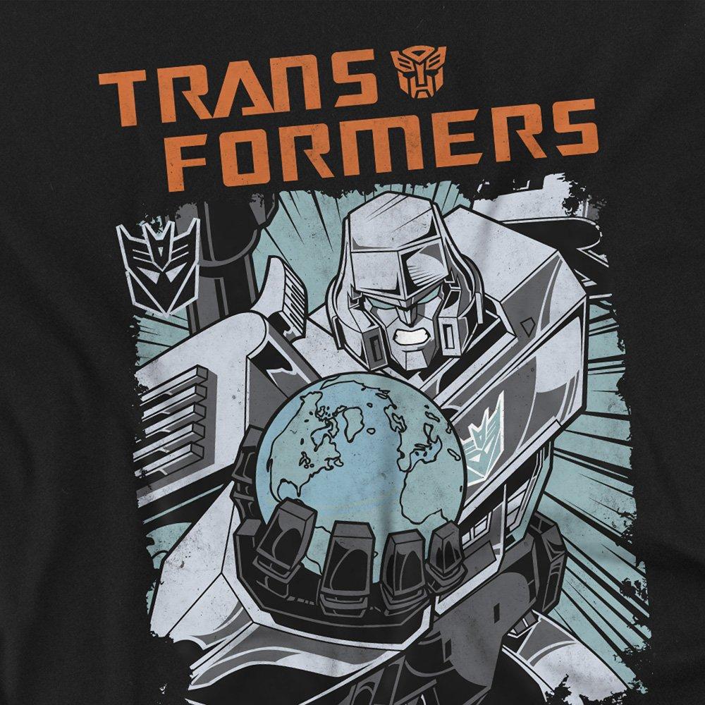 Black - Transformers - Transformers Megatron Planet Mens Mens T-Shirt Bla - 2