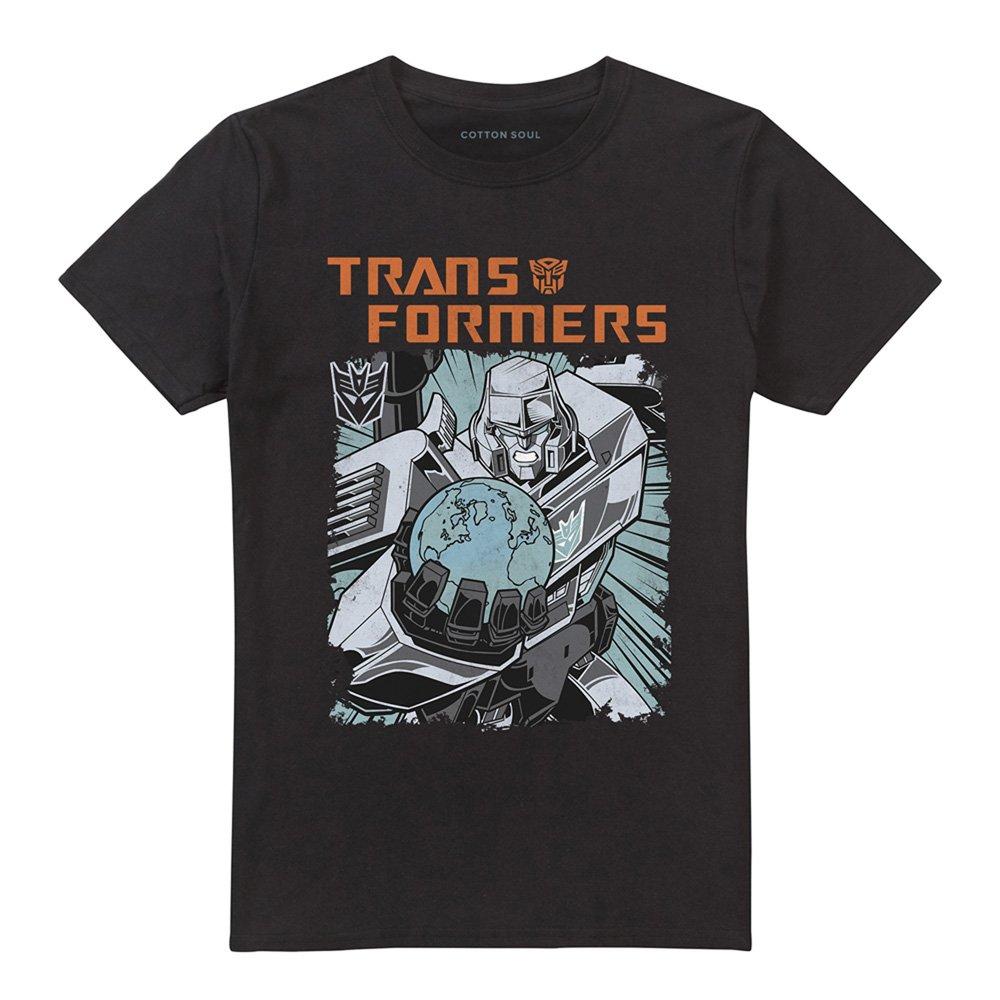 Black - Transformers - Transformers Megatron Planet Mens Mens T-Shirt Bla - 4