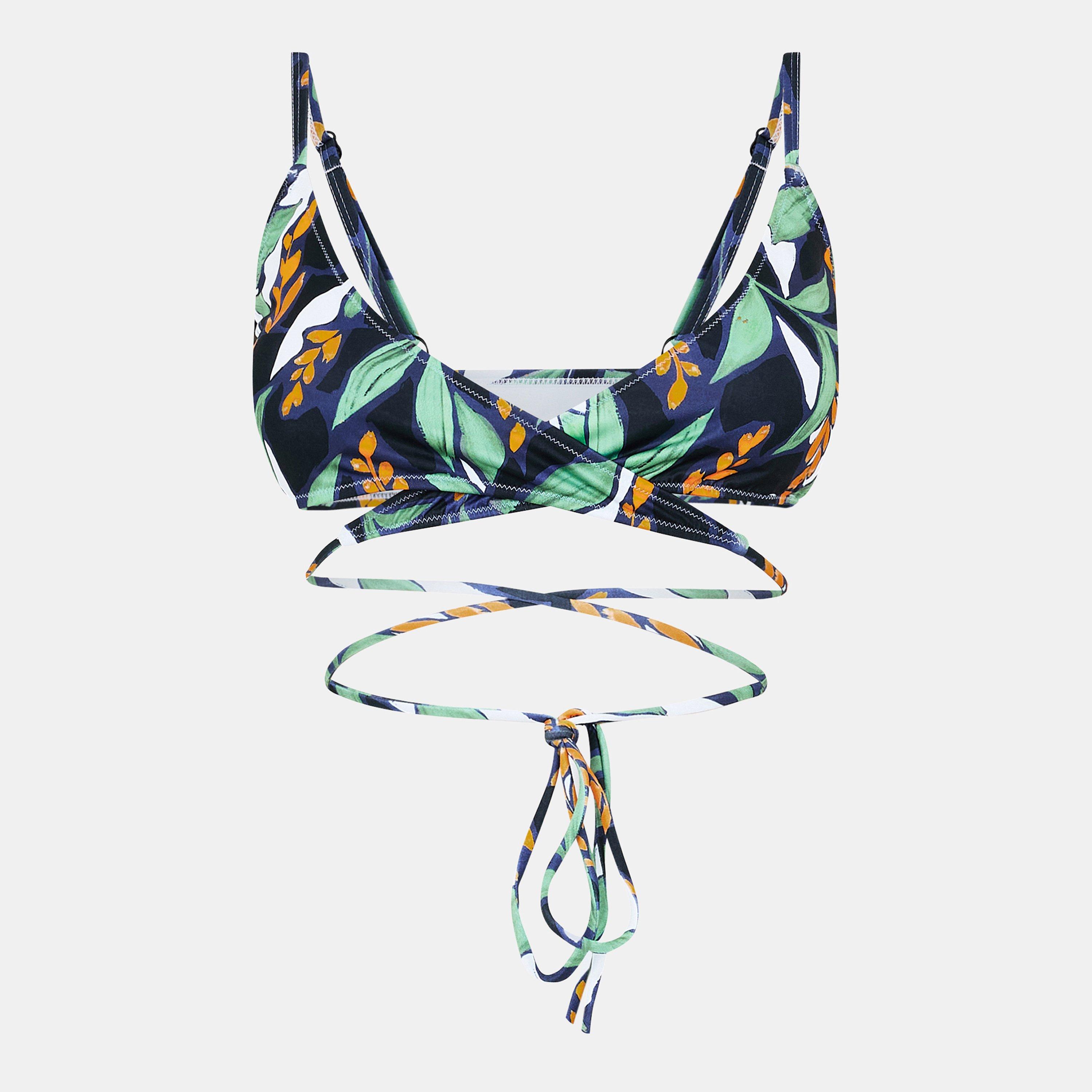 Hugo Women's Blooms Woven Bralette - Open Misc - 14 (XL)