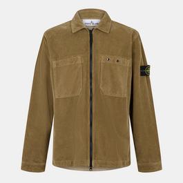 Stone Island Compass Cotton Corduroy Overshirt