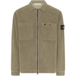 Stone Island Compass Cotton Corduroy Overshirt