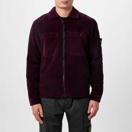 Stone Island Compass Cotton Corduroy Overshirt