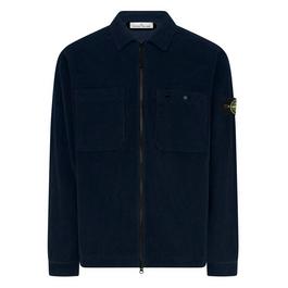 Stone Island Compass Cotton Corduroy Overshirt