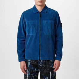 Stone Island Compass Cotton Corduroy Overshirt