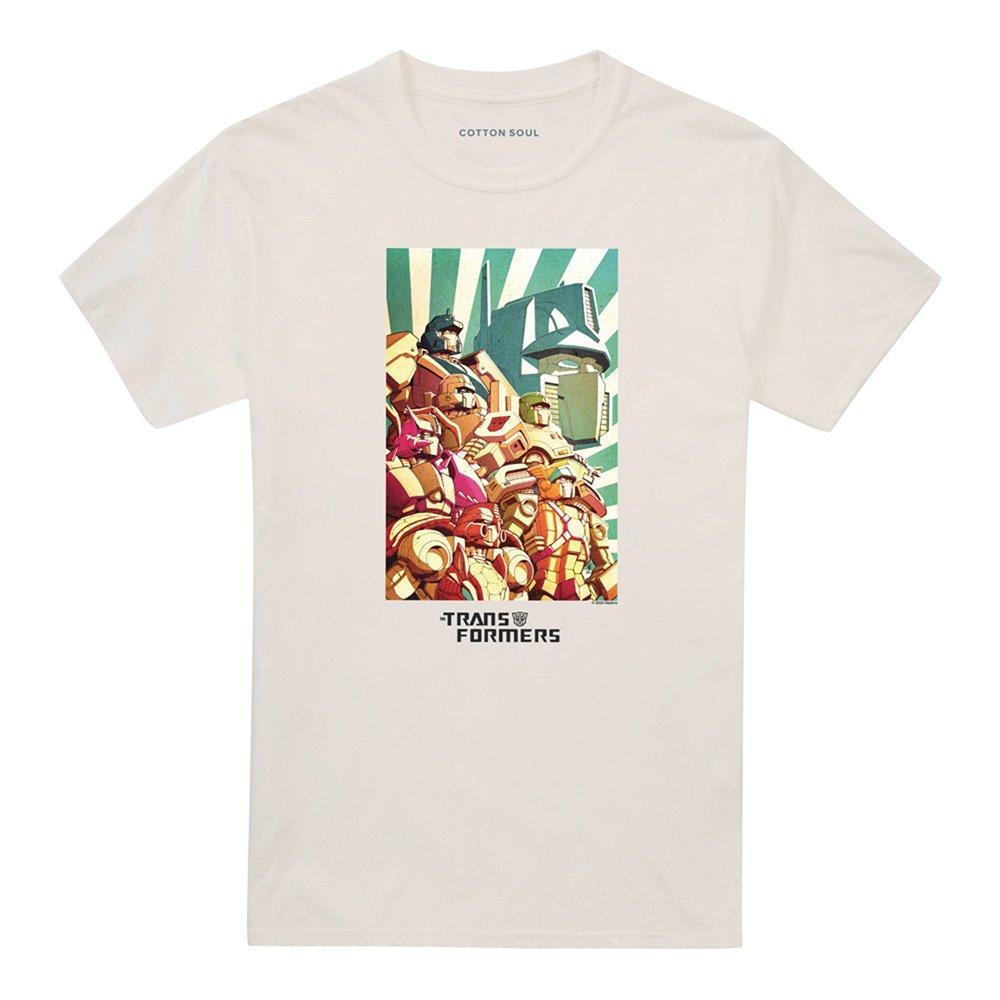 Natural - Transformers - Transformers Autobots Assemble Unisex T-Shirt Nat - 4