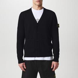 Stone Island Patch Wool Cardigan