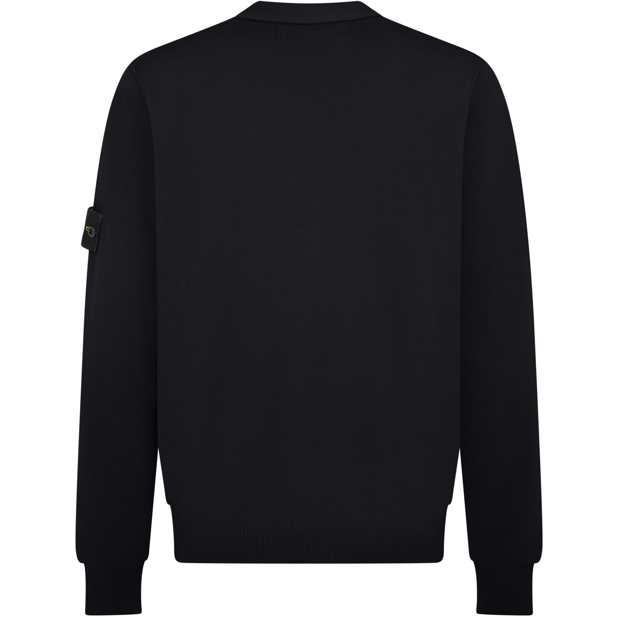 Nero V0029 - Stone Island - Patch Wool Cardigan - 6