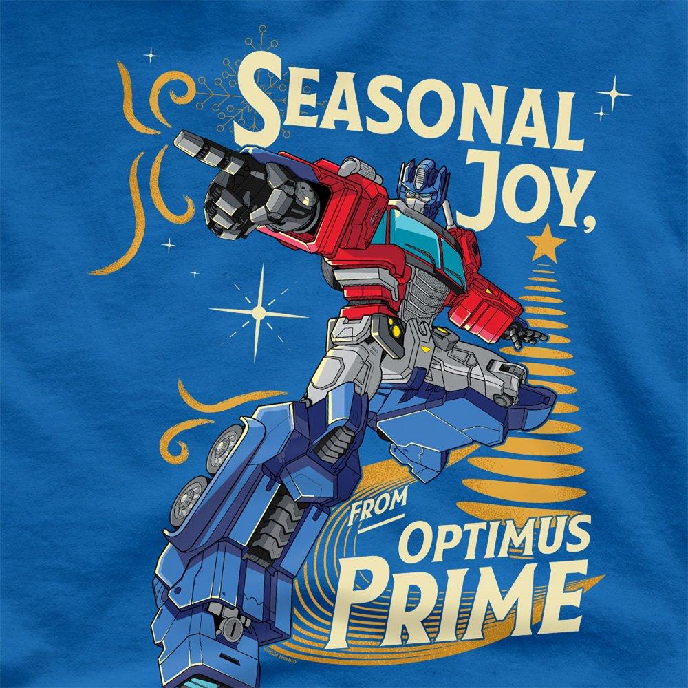 Royal - Transformers - Transformers Seasonal Joy Optimus Prime T Shirt Ro - 2