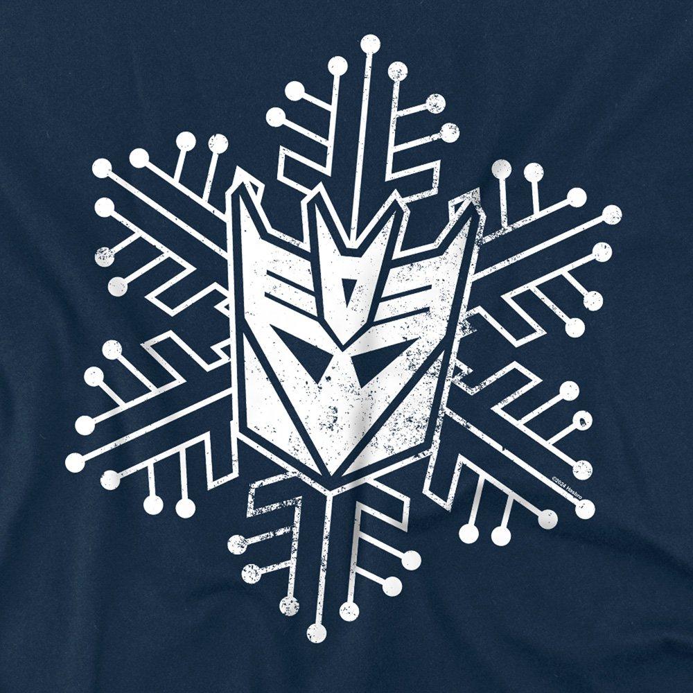 Navy - Transformers - Transformers Decepticon Snowflake T Shirt Navy - 2