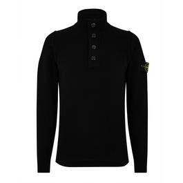 Stone Island Half Zip Sweater With Buttons