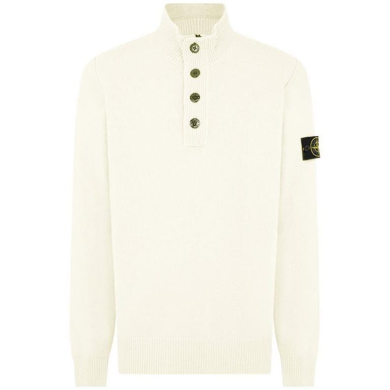 Stone Island | Half Zip Sweater With Buttons | Jumpers Stone Island | Half Zip Sweater With Buttons | Jumpers