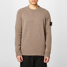 Stone Island Lambswool Crew Neck Knit Jumper