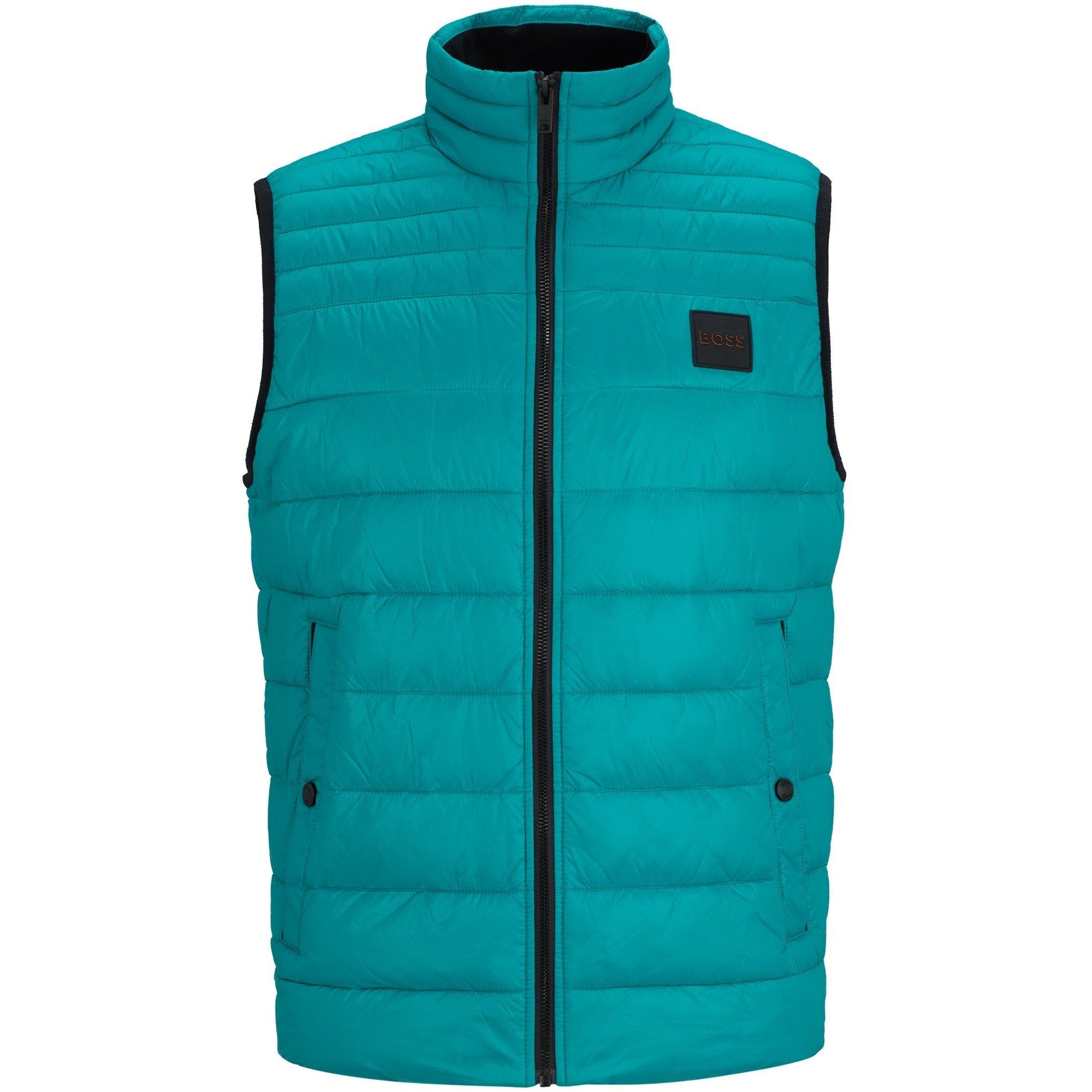 Green - Boss - Men's Odeno Sleeveless Insulated Gilet - 4