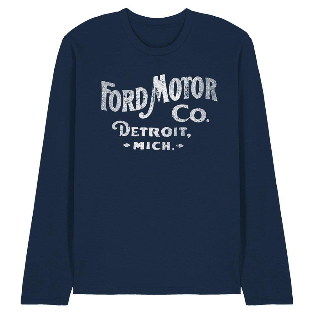 Navy - Ford - Ford Motor Co Long Sleeve T-Shirt Navy - 1