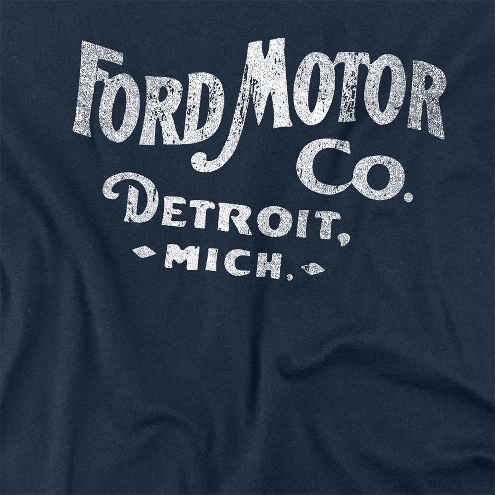 Navy - Ford - Ford Motor Co Long Sleeve T-Shirt Navy - 2