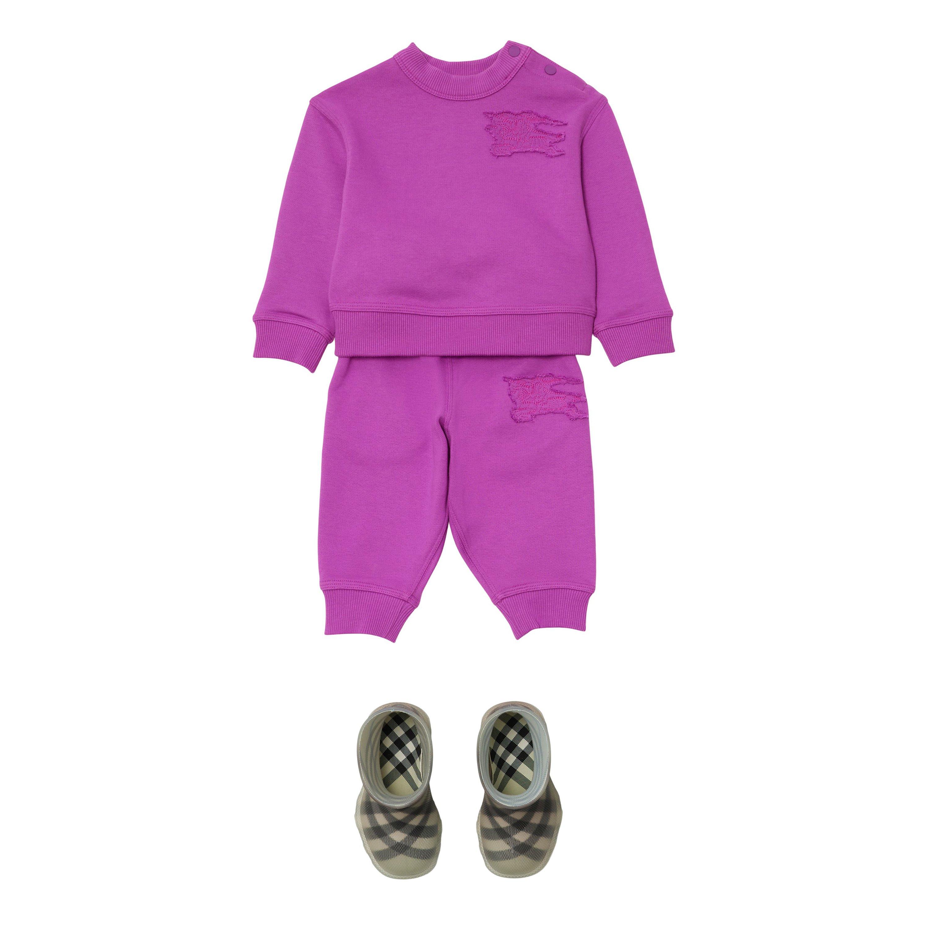 Pink A3084 - Burberry - Logo Jogging Bottoms Infants - 3