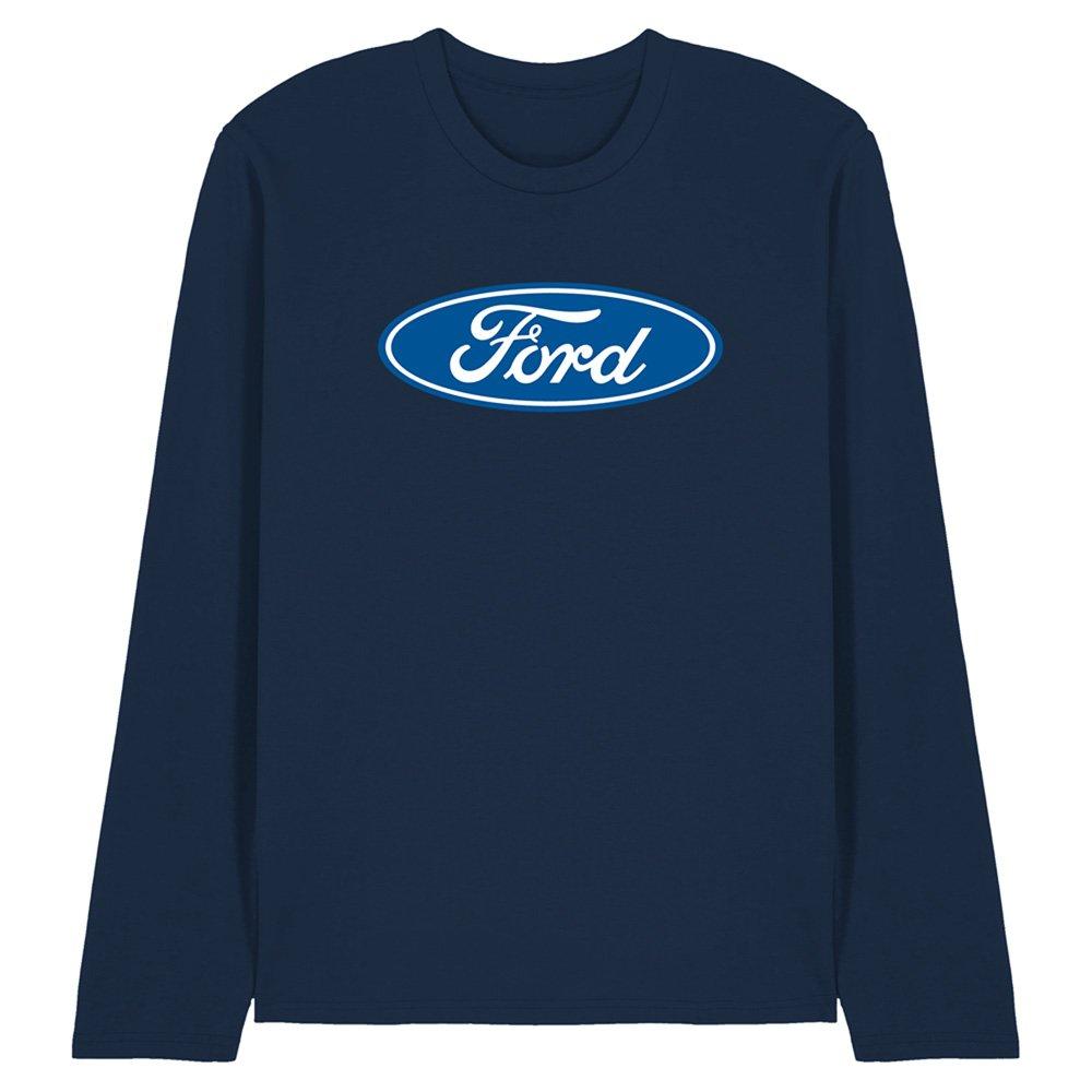 Navy - Ford - Ford Dimensional Logo Long Sleeve T-Shirt Navy - 1