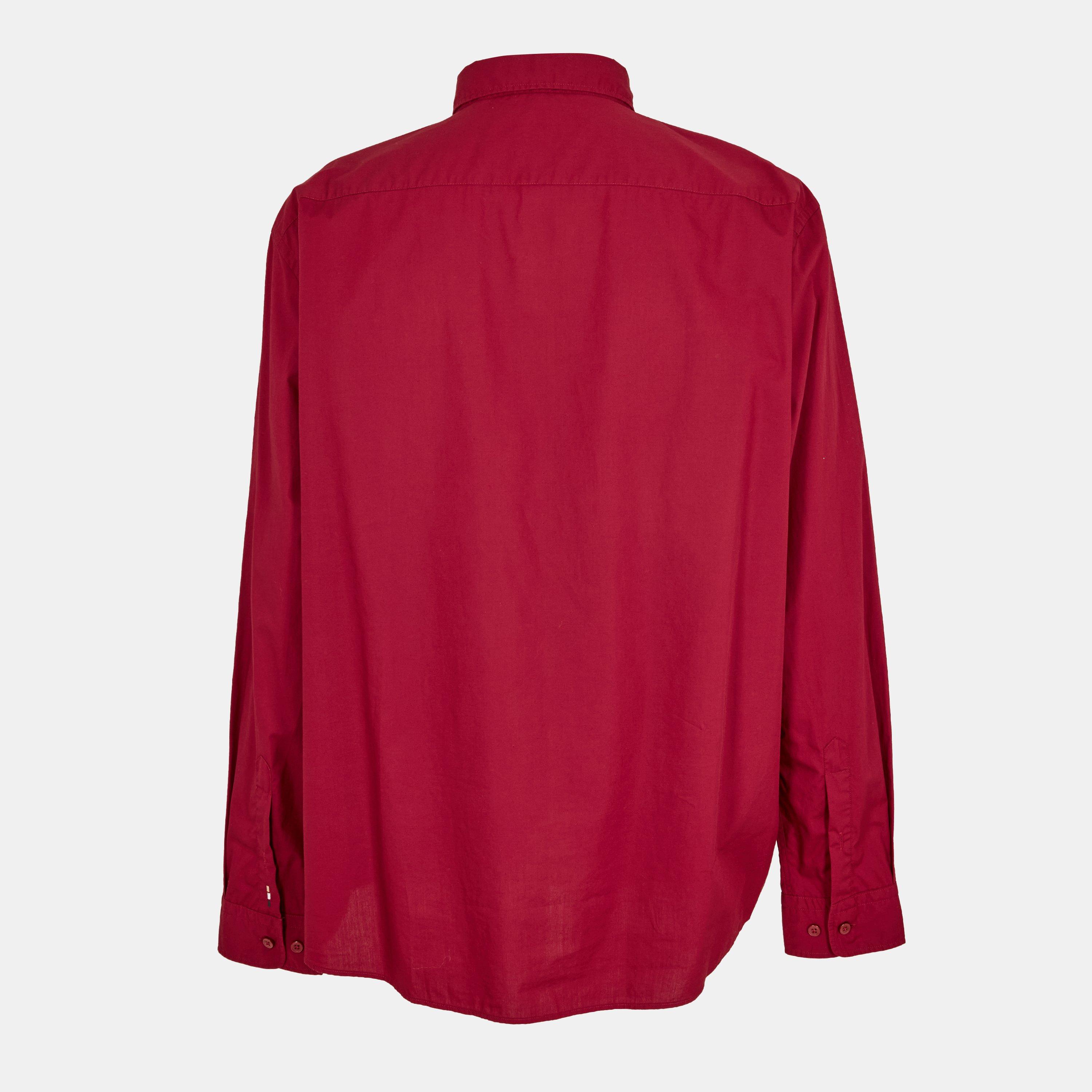 Red - Boss - Men's Roan Kent C Plain Long-Sleeve Shirt - 2