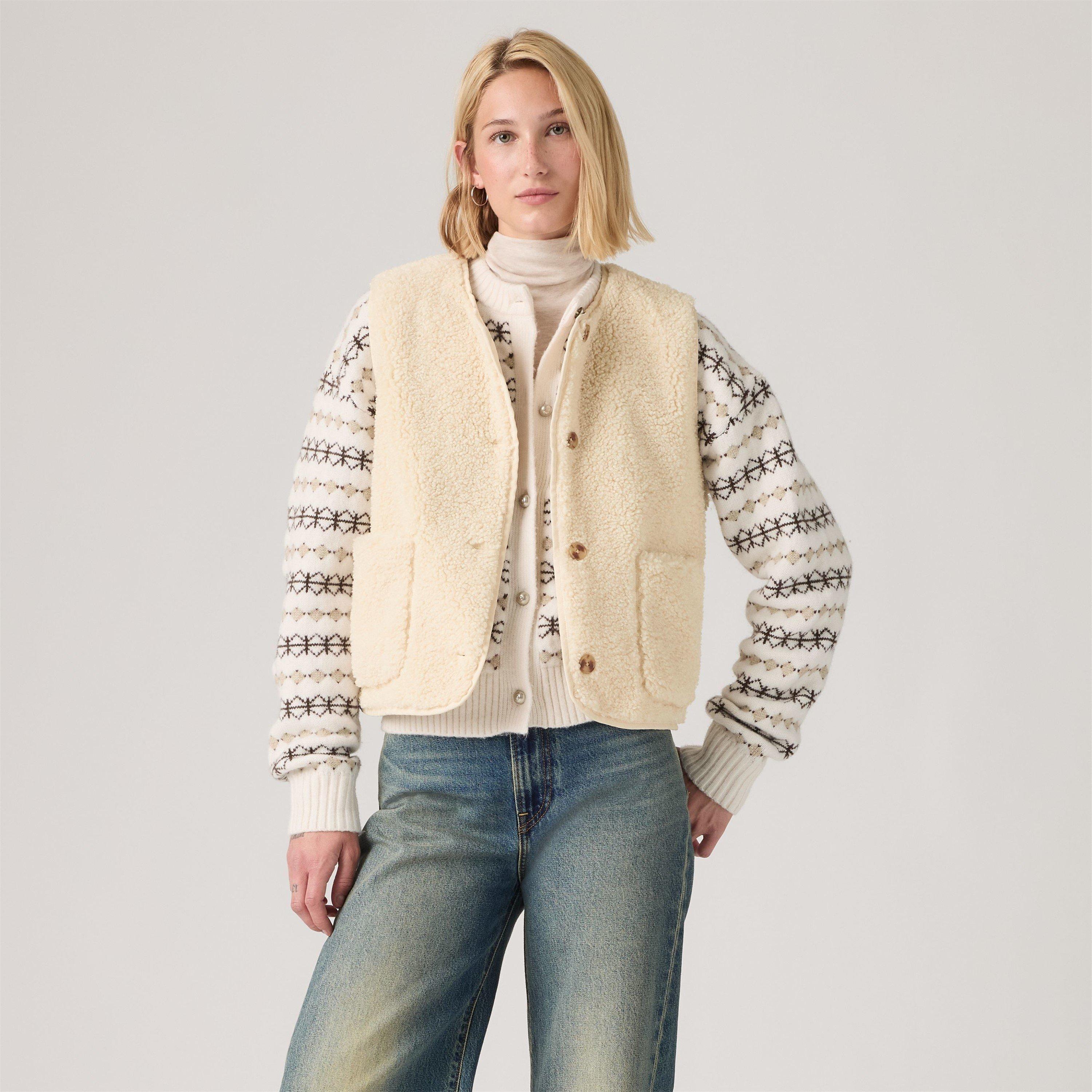 White Swan - Levis - Levis Sherpa Vest Ld64 - 2