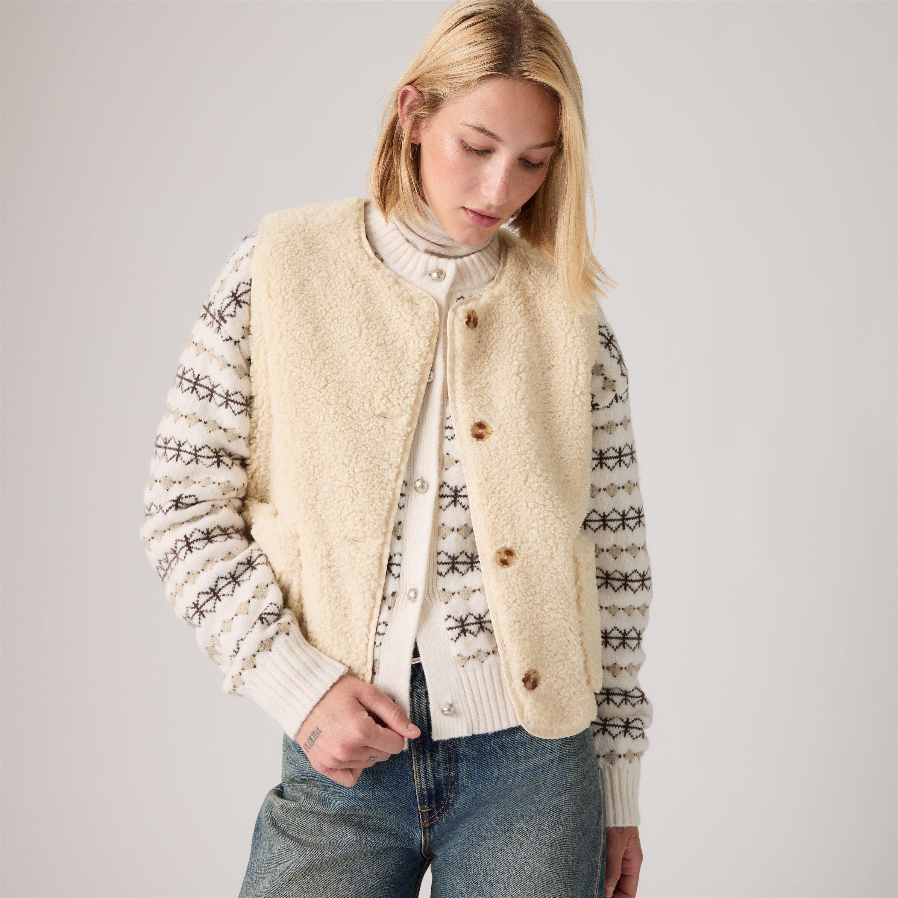 White Swan - Levis - Levis Sherpa Vest Ld64 - 4