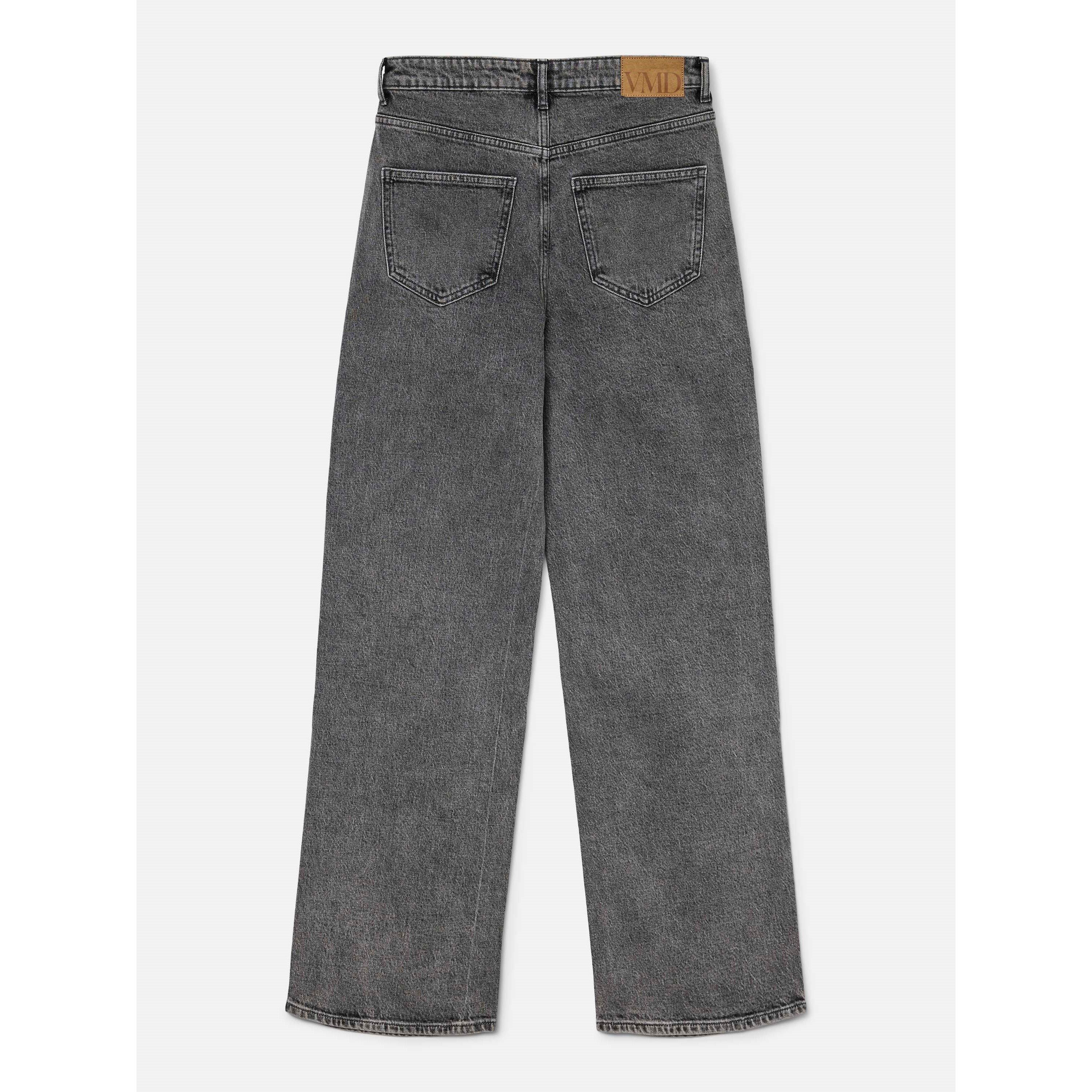Midden Grijs Denim - Vero Moda - RA206 Wide Jean Ld62 - 2